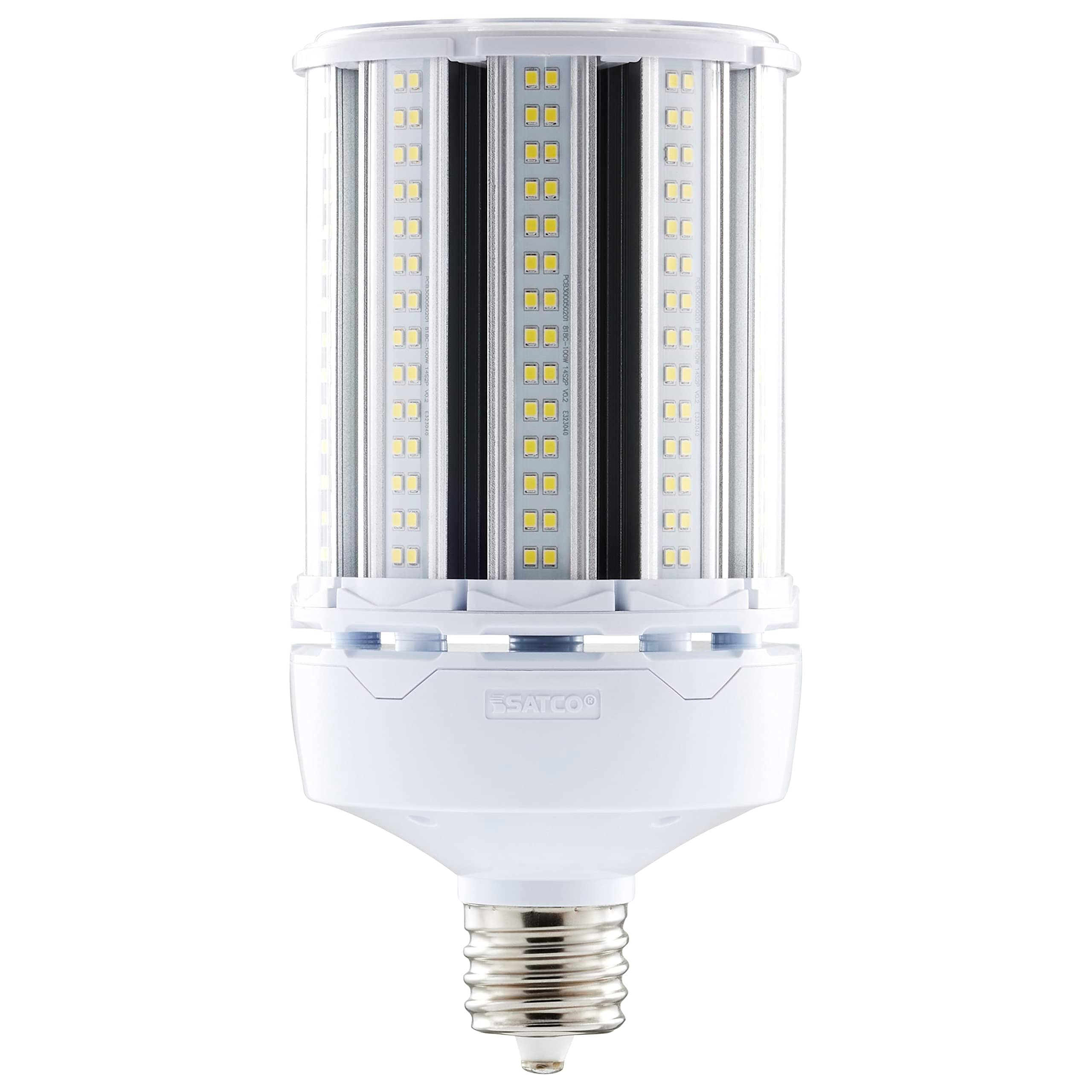 Satco  S49396 100W LED Corncob HID Replacement 5000K Daylight EX39 Base Ballast Bypass