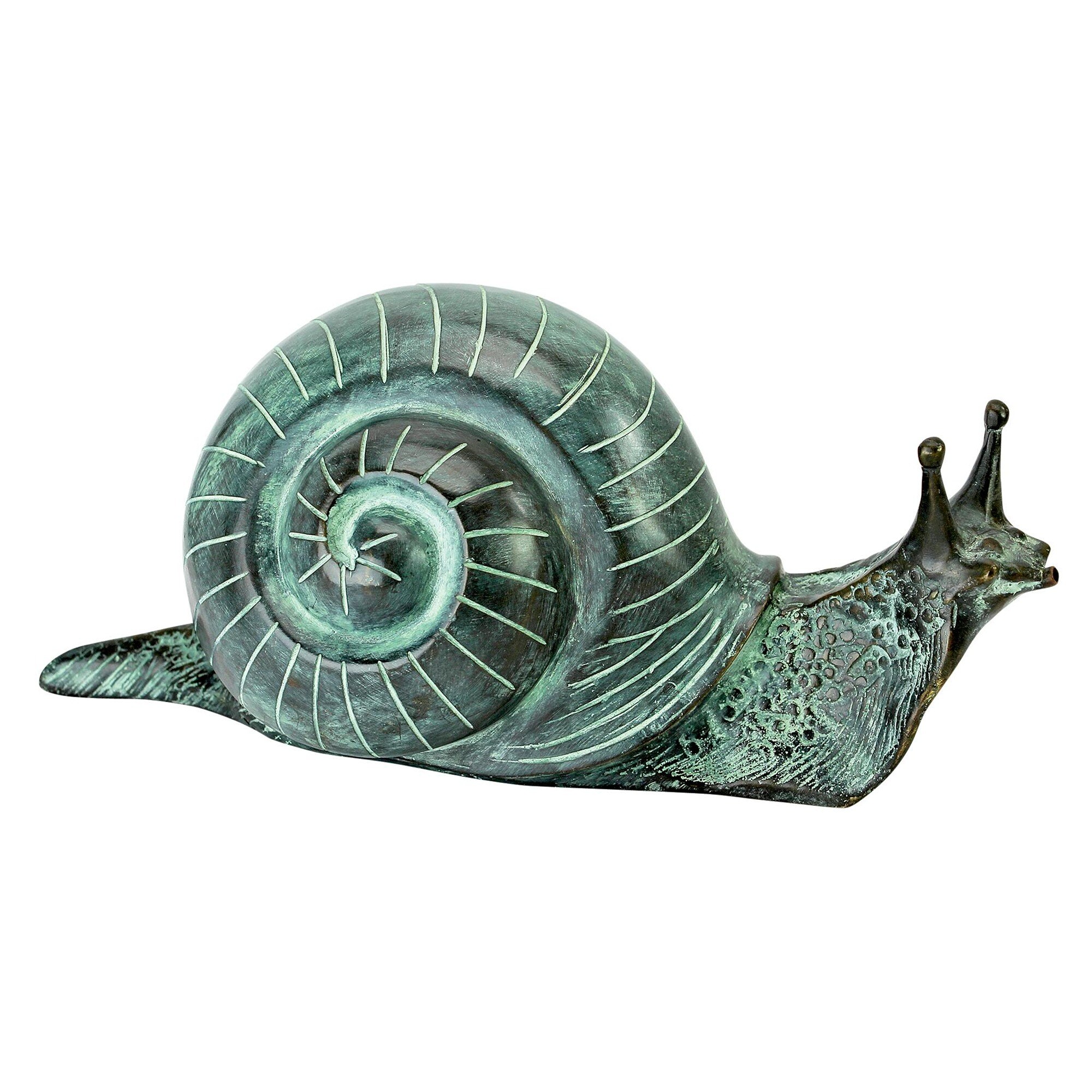 Design Toscano SU2866 3.5-in H x 7-in W Green Animal Garden Statue