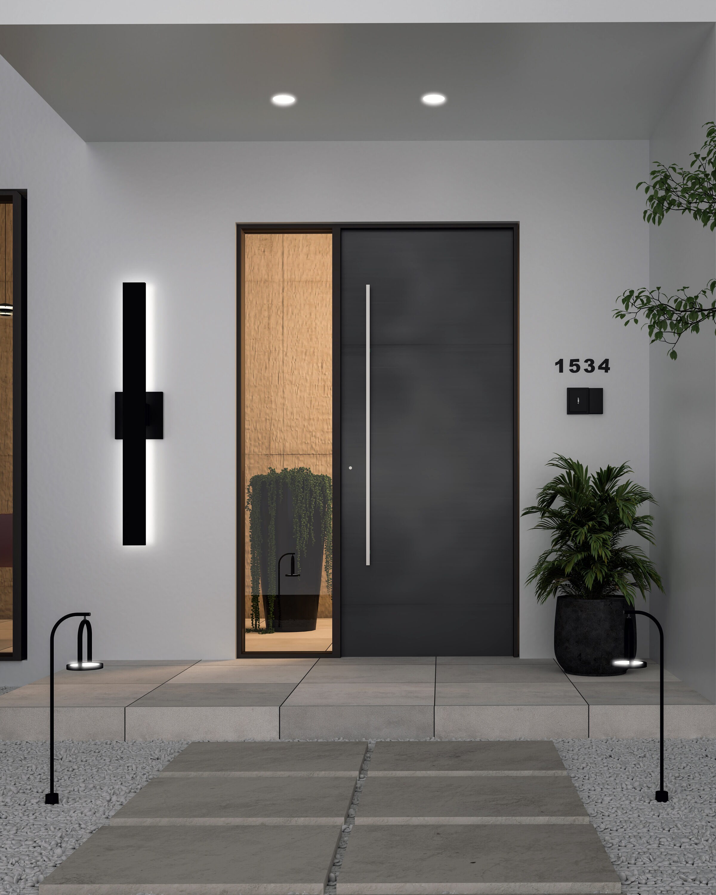 Kuzco Lighting AT7928-BK Outdoor-Wall-Lighting - View #10