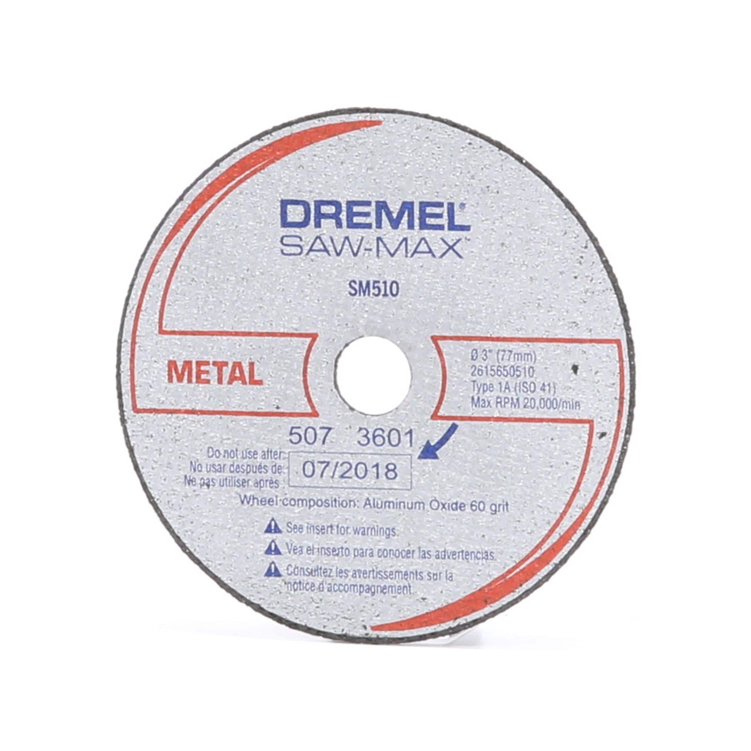 Dremel DSM500 77mm Multipurpose Carbide Cutting Wheel Disc Blade DSM20 Saw-Max 