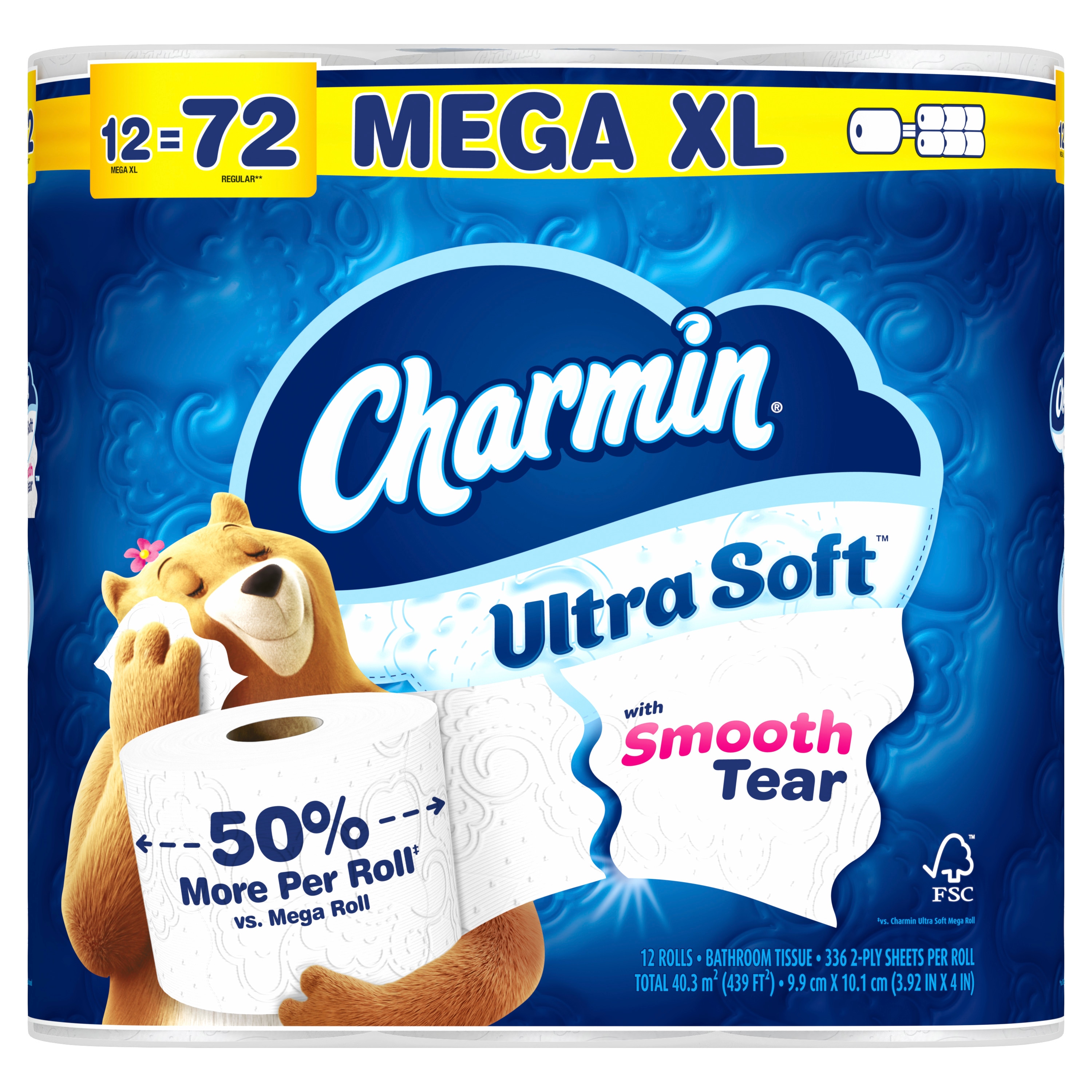 Charmin Ultra Soft Mega XL 12 -Pack 2-ply Toilet Paper #3077208471