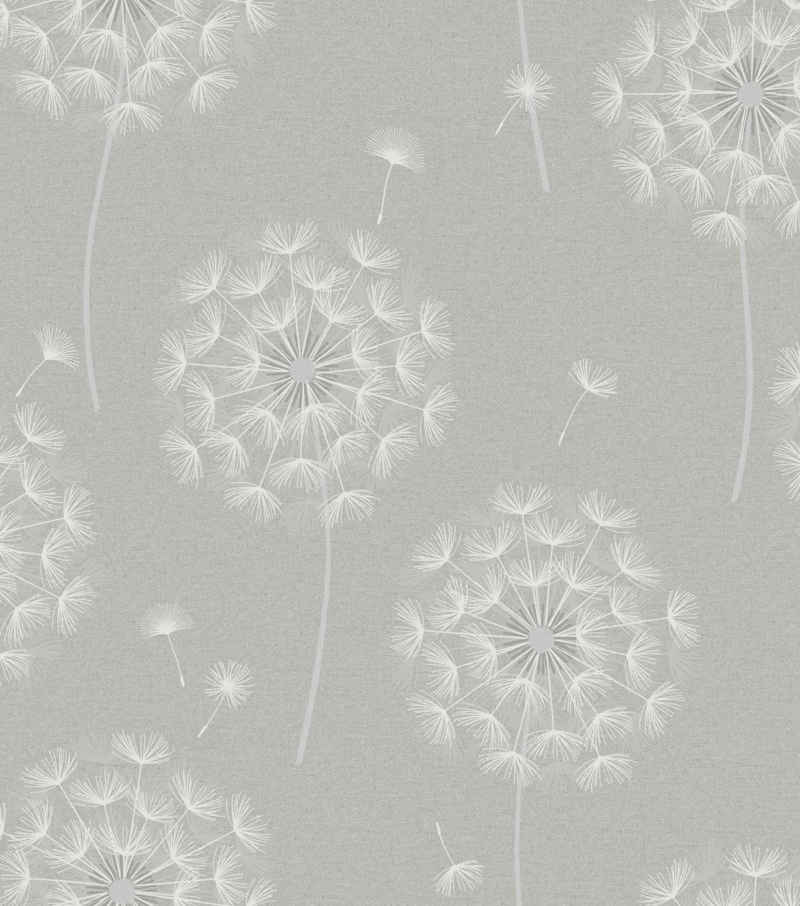 HOLDEN 36001 56-Sq. Feet Grey Vinyl Textured Floral Unpasted Wallpaper