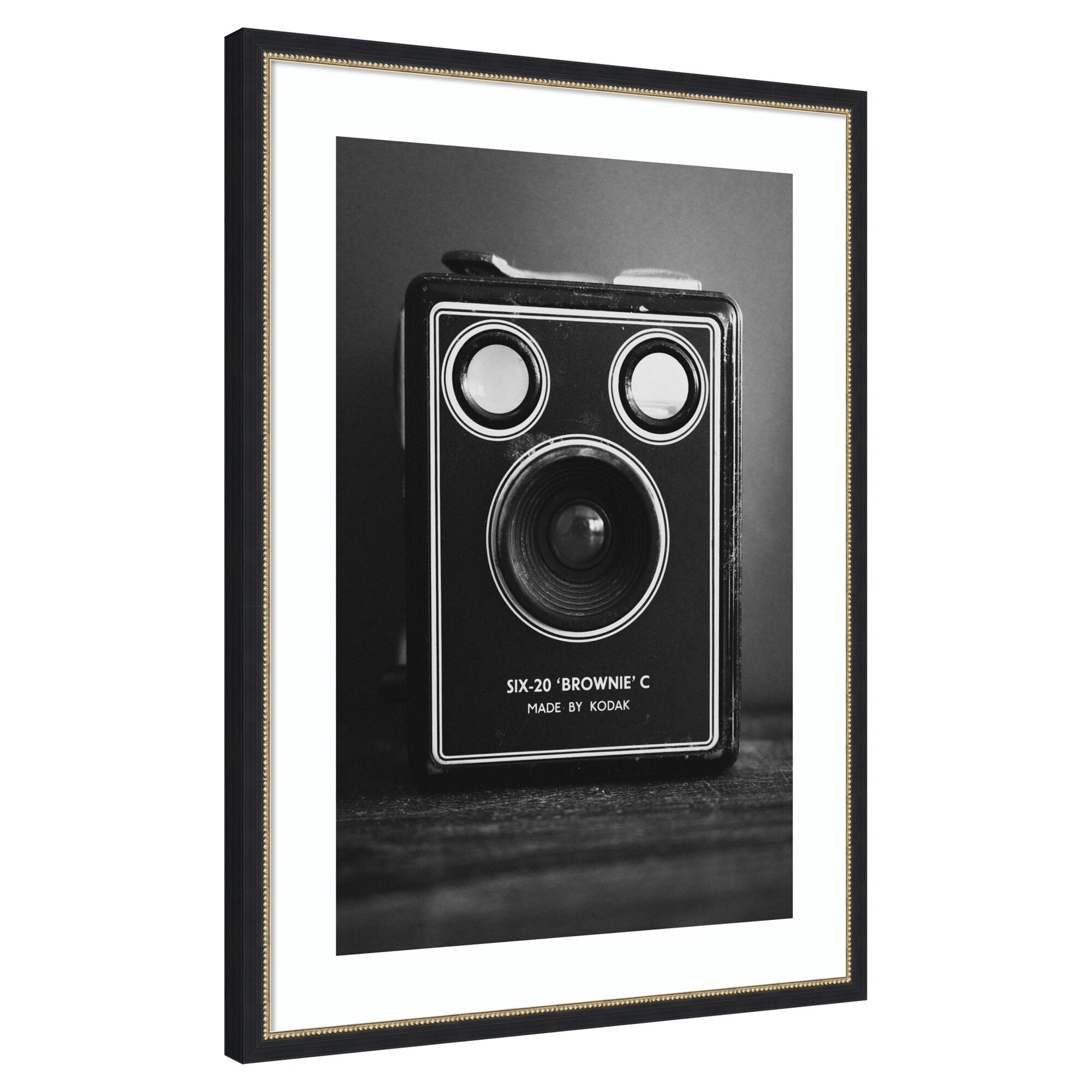 Amanti Art Vintage Black White Kodak Brownie by Christa Stroo Wood ...