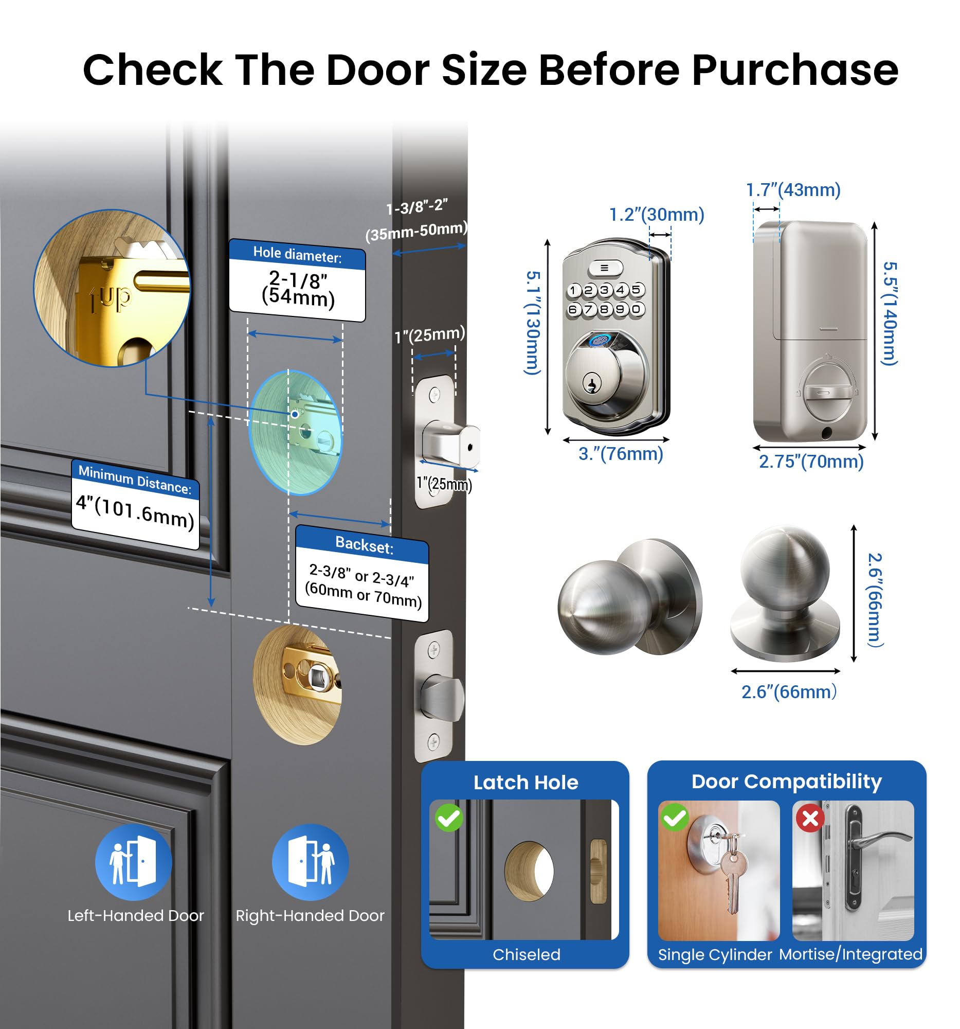 Phewnyzo LPW0805W217 Electronic-Door-Locks - View #8