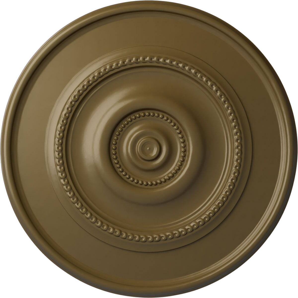 Ekena Millwork CM30DYMMF Dylar 30-in W x 30-in L Painted Mississippi Mud Polyurethane Whole Ceiling Medallion