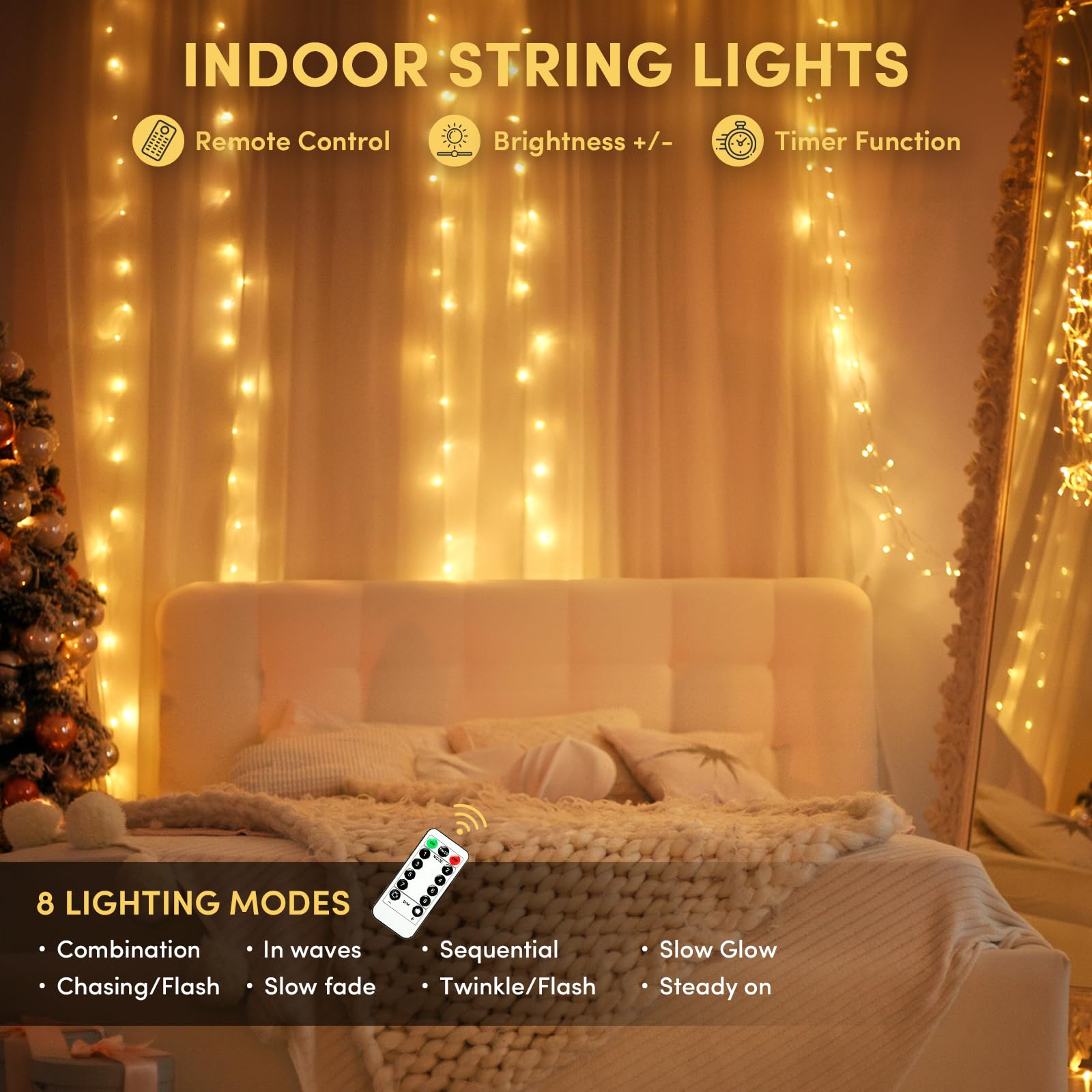 Twinkle Star TWKHKN14070901WW0101 Christmas-String-Lights - View #3