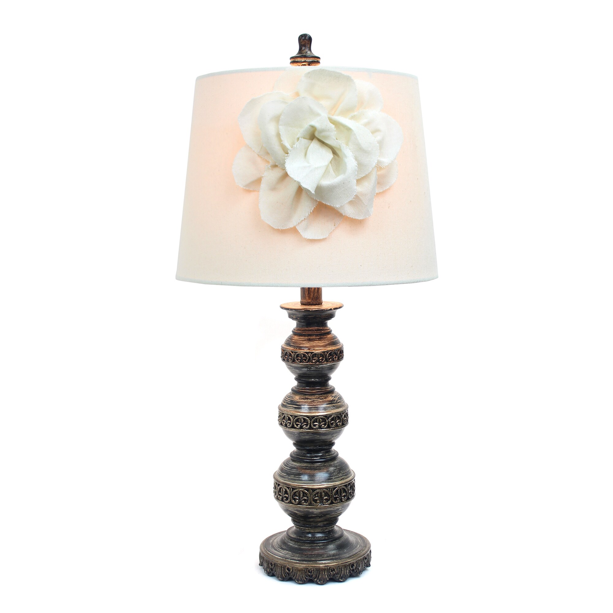 jane petal table lamp gold