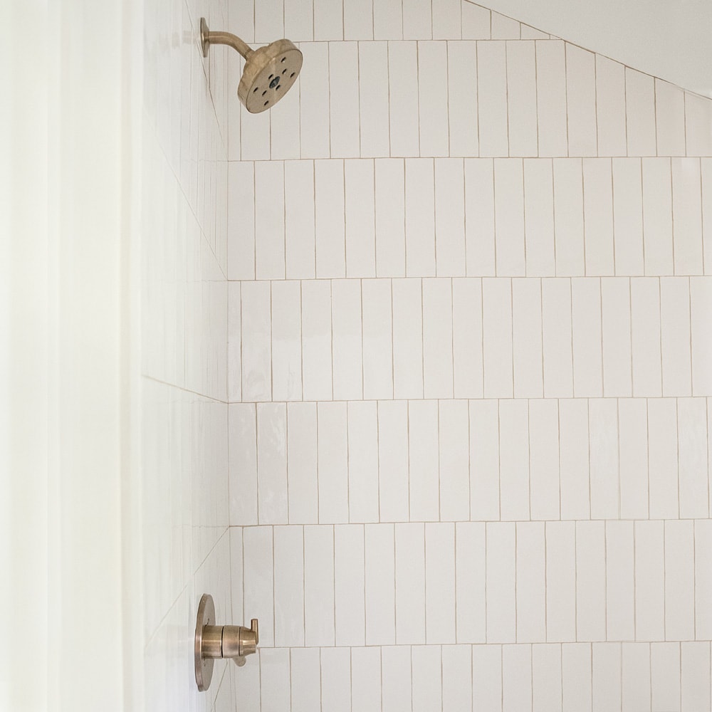 Glossy White 2" x 10" Ceramic Subway Wall Tile