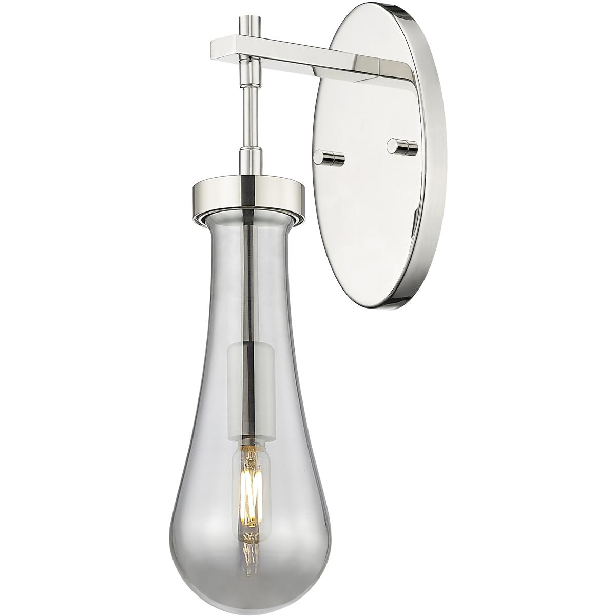 Innovations Lighting - 451-1W-PN-G451-4SM Downtown Urban Owego Wall Sconce Polished Nickel