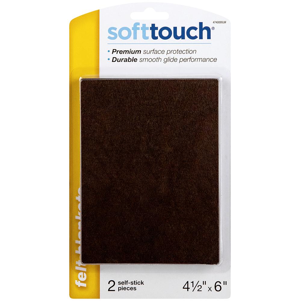 24in Wide X 36in Long Brown Self Adhesive Sticky Back Felt