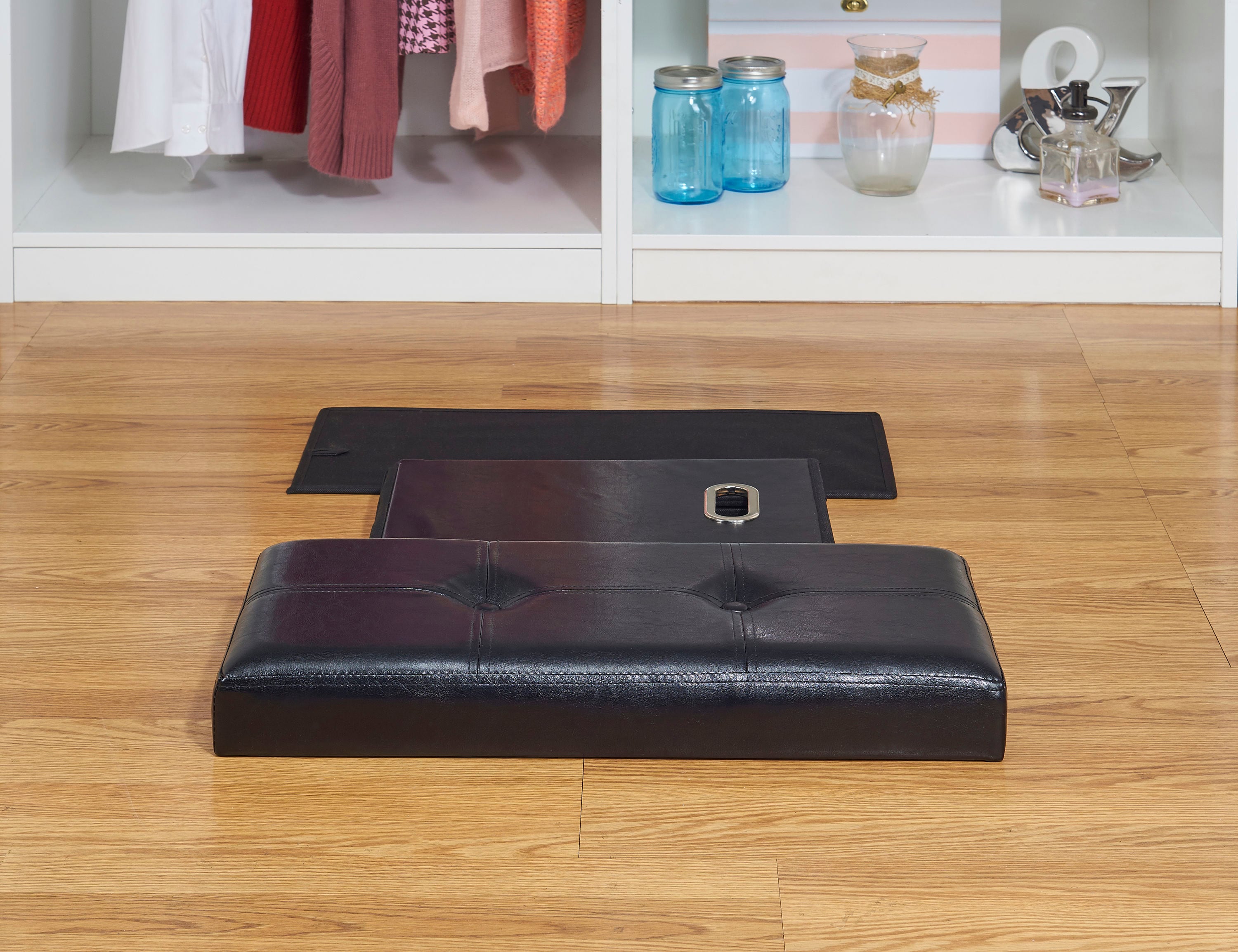 Simplify F-0655-BLACK Indoor-Ottomans - View #5