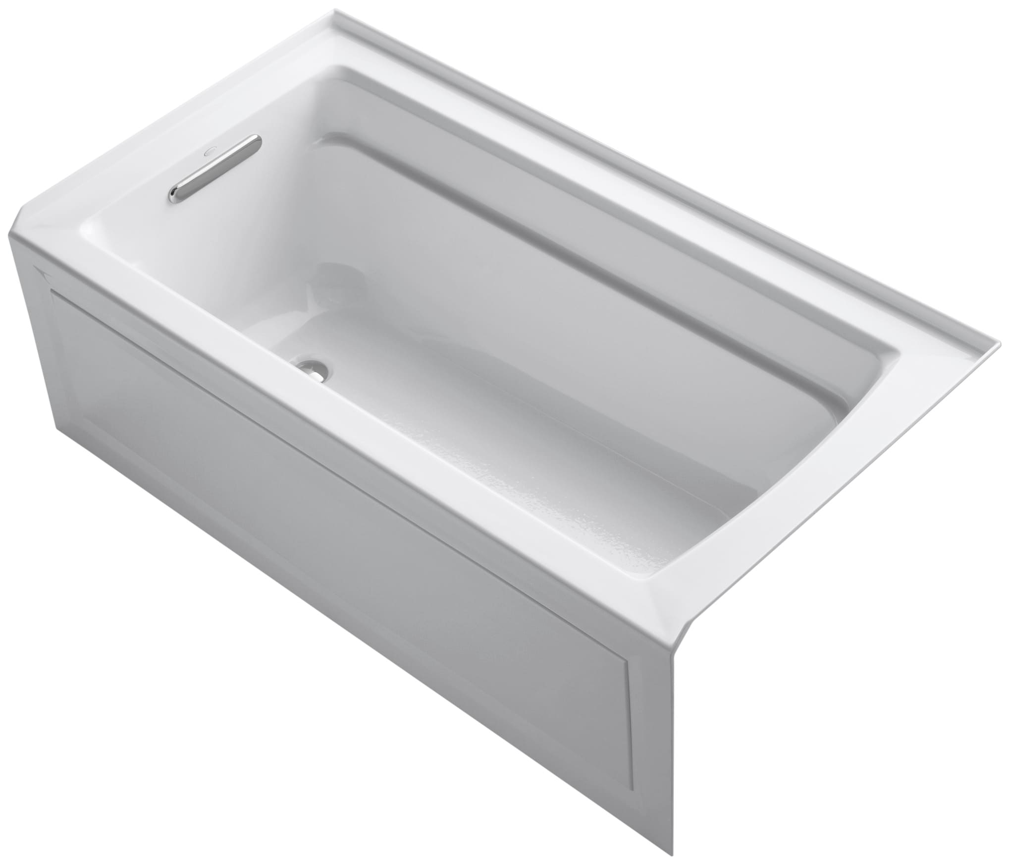  1123-LA-0 Archer 32.0-in x 60.0-in White Acrylic Rectangular Alcove Soaking Bathtub ( Left Drain )