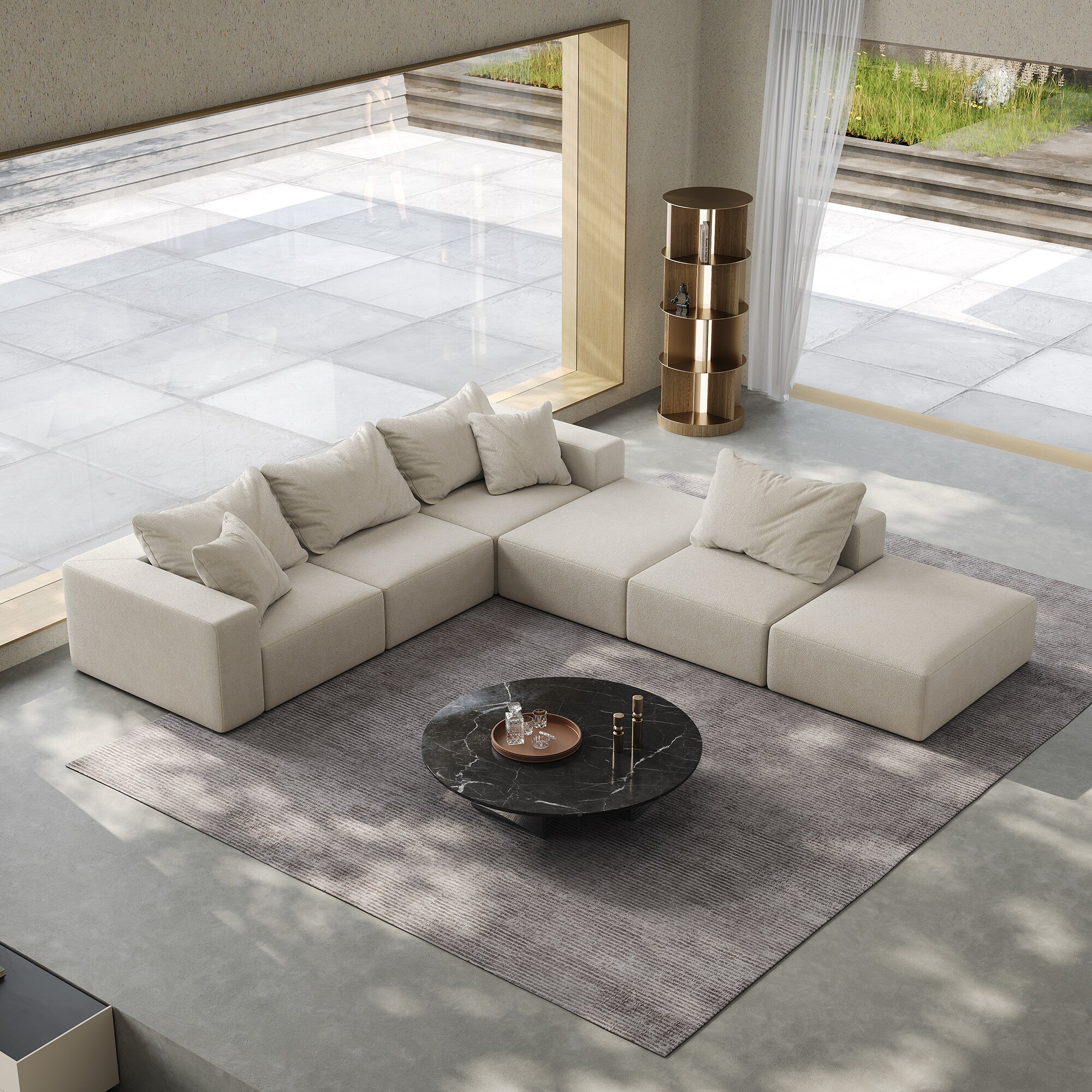 SINOFURN SYA020305BG Sofas-Loveseats - View #11