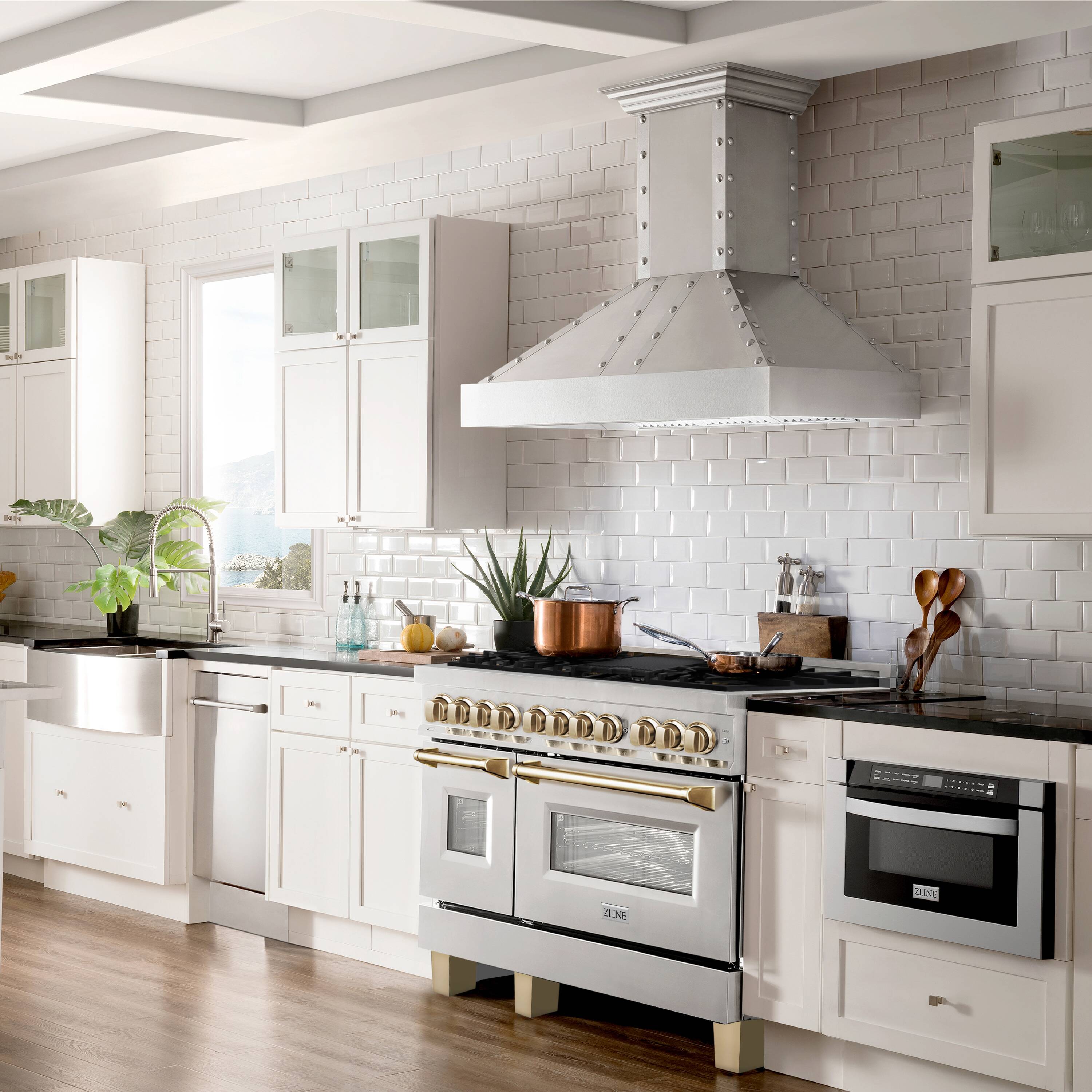 ZLINE KITCHEN & BATH RAZ-48-G Double-Dual-Fuel-Ranges - View #14