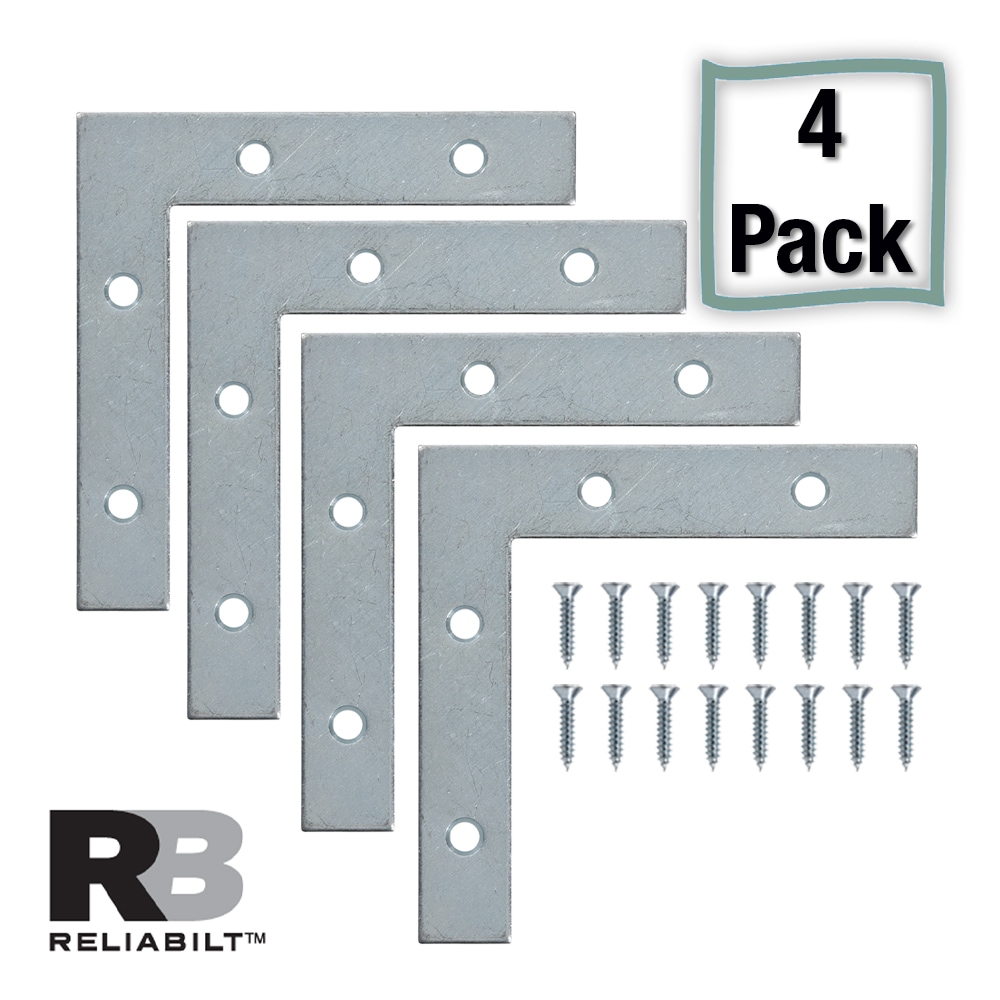 Everbilt 1-1/2 in. Zinc-Plated Corner Brace Value Pack (20-Pack