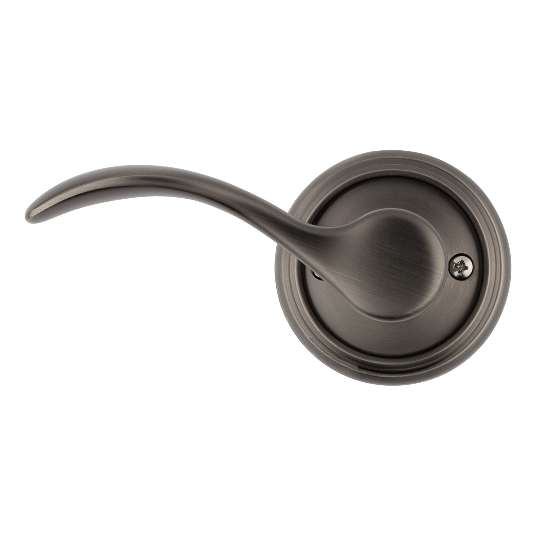 Baldwin Prestige Tobin Slate Right-Hand ed Interior/Exterior Dummy Door  Handle in the Door Handles department at