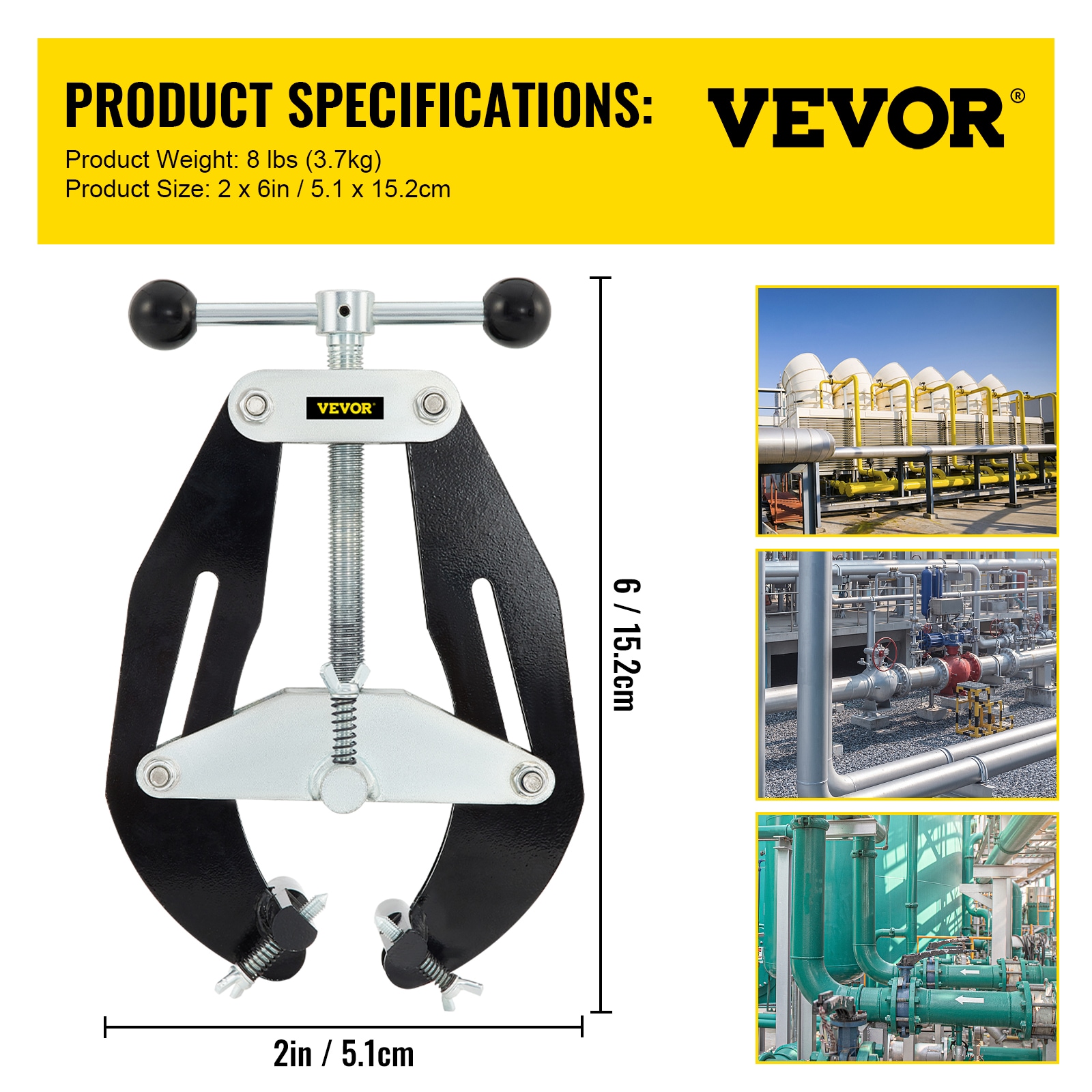VEVOR HJDGQYCBDD2-6SEUMV0 Pipe-Support-Clamps - View #8