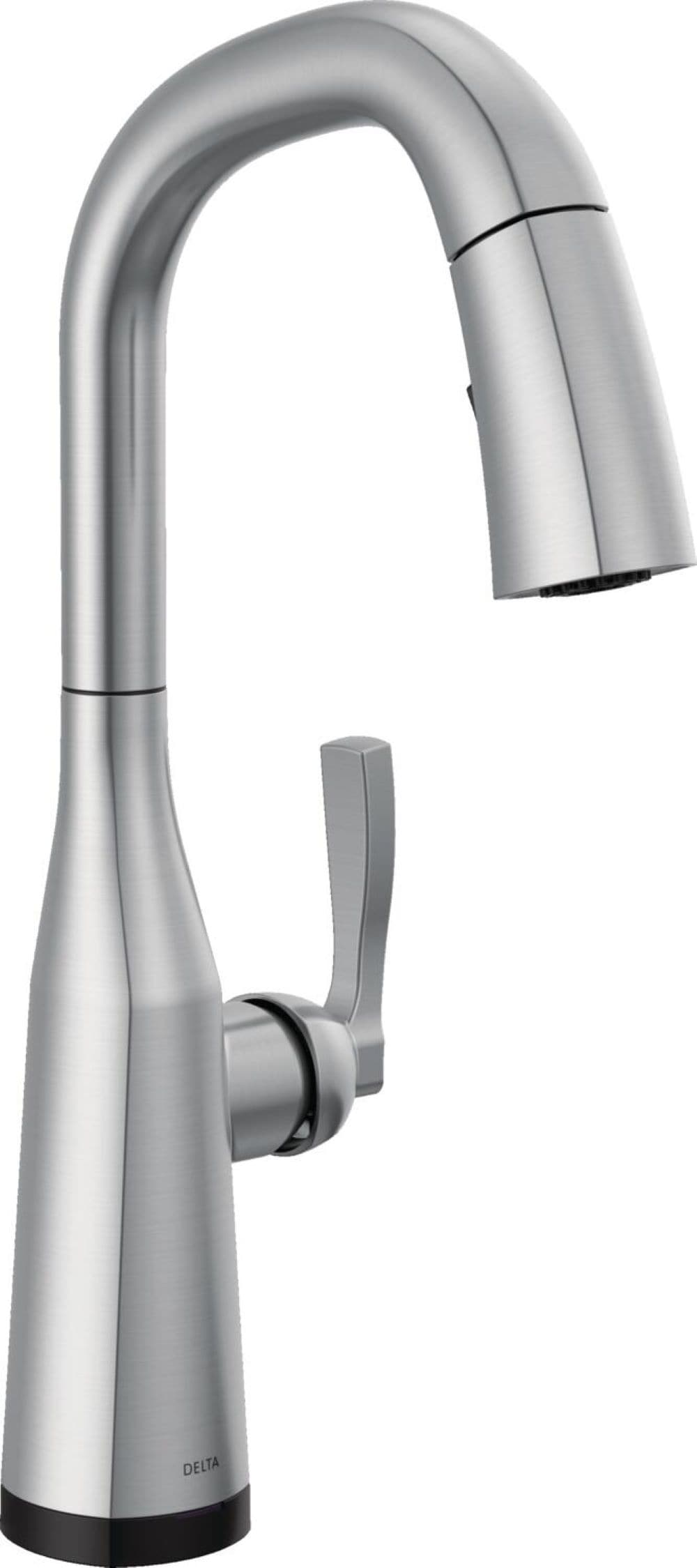 Delta 9976TL-AR-PR-DST Stryke Lumicoat Arctic Stainless Single Handle Deck-mount Touchless Bar and Prep Kitchen Faucet with Sprayer