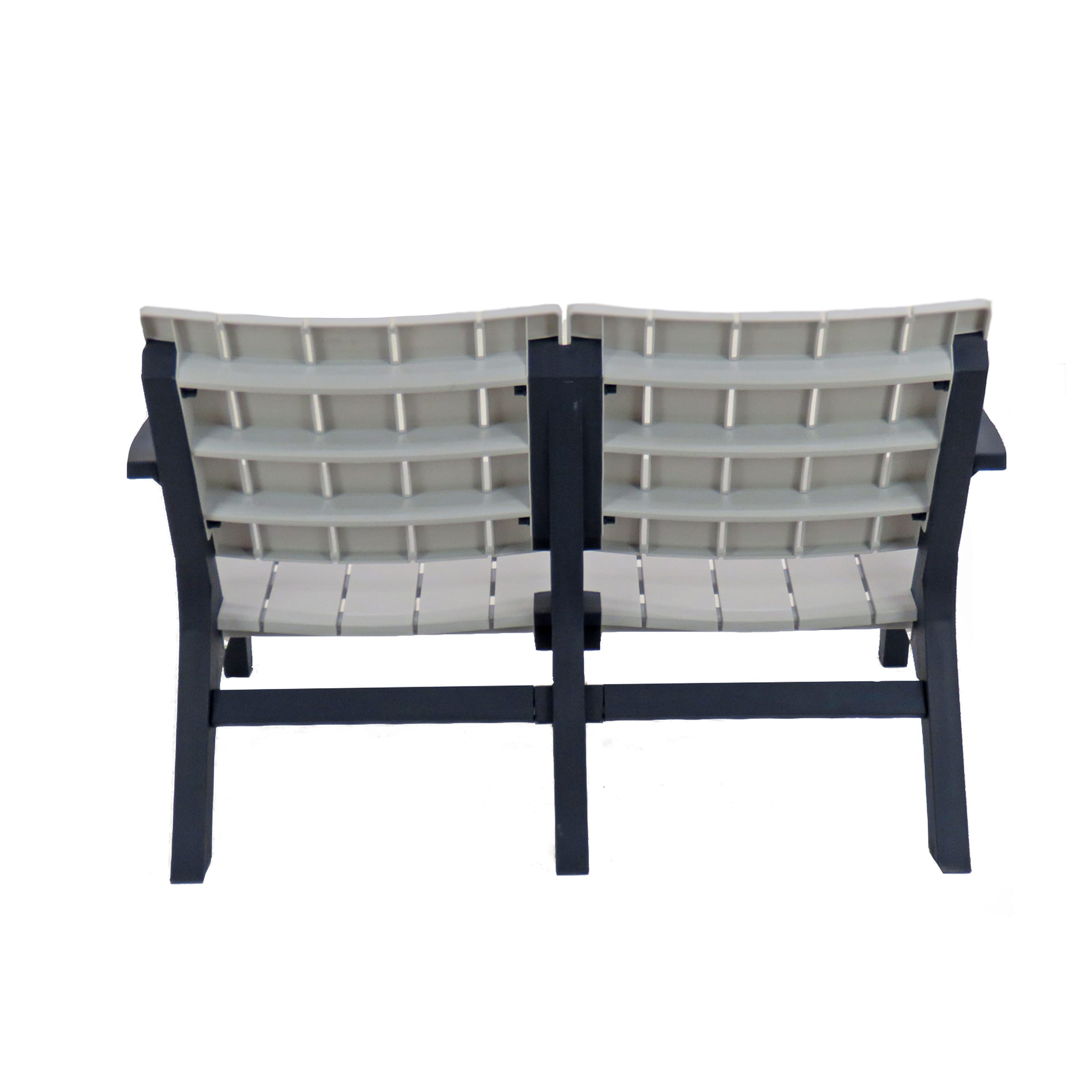 Berkley 4-Person Dark Blue and Gray Polypropylene Outdoor Seating Set