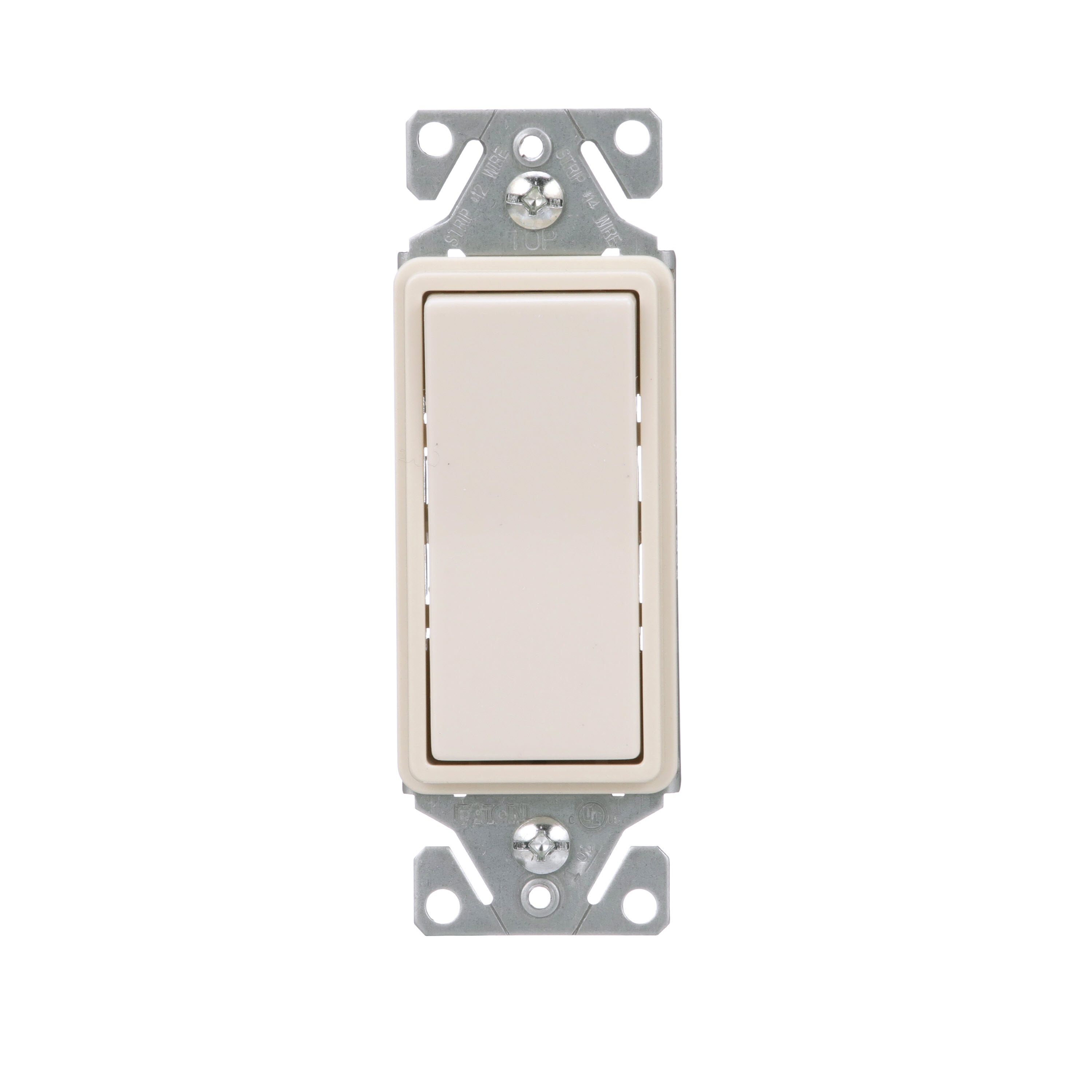 Eaton 7511LA-BX-LW 15-amp Single-pole Illuminated Rocker Light Switch , Light almond