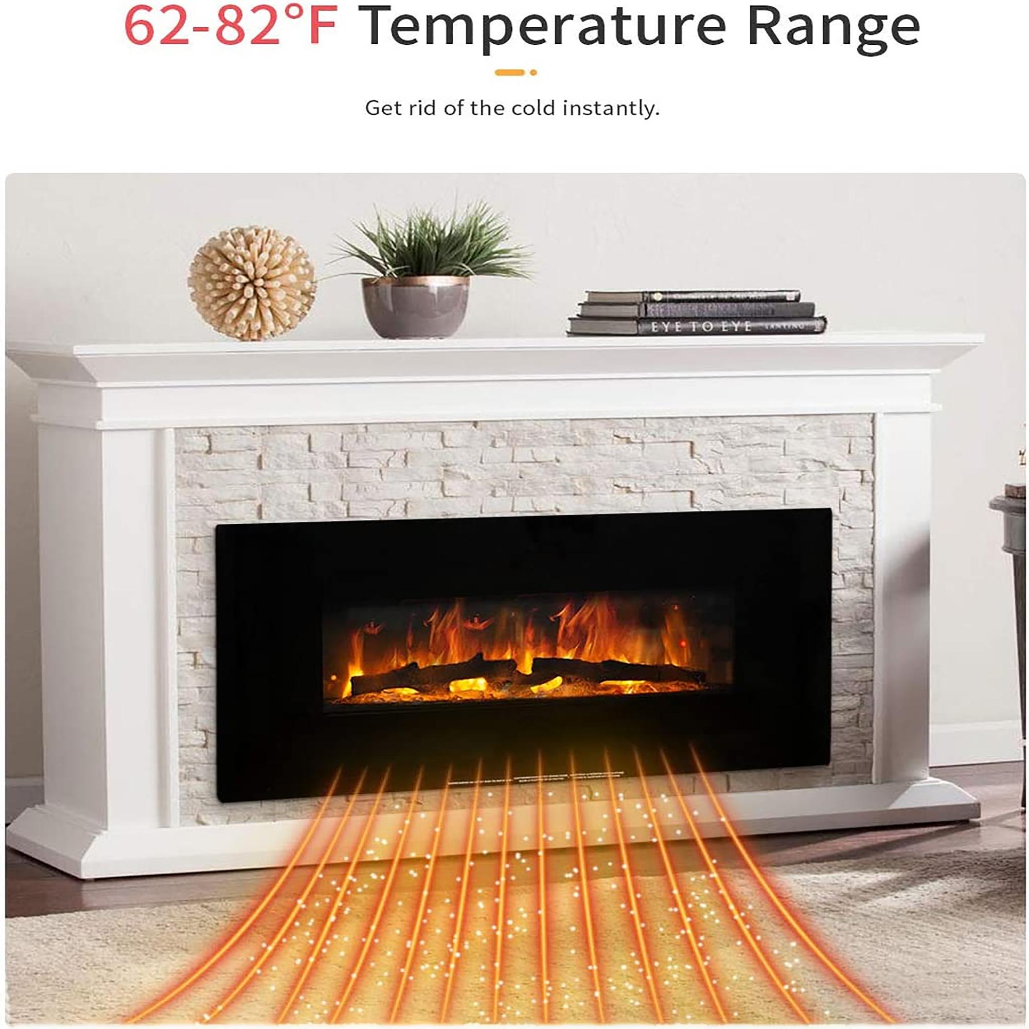 Bayfeve BF-7823-FP Electric-Fireplaces - View #2