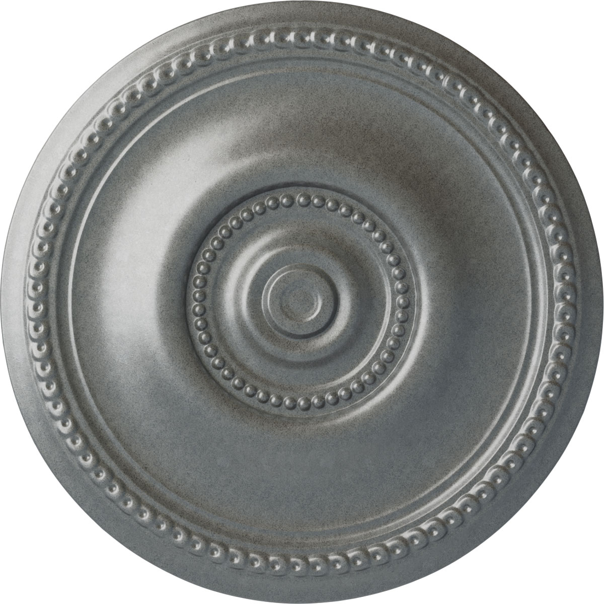 Ekena Millwork CM20BEPLS Raynor 20.625-in W x 20.625-in L Painted Platinum Polyurethane Whole Ceiling Medallion