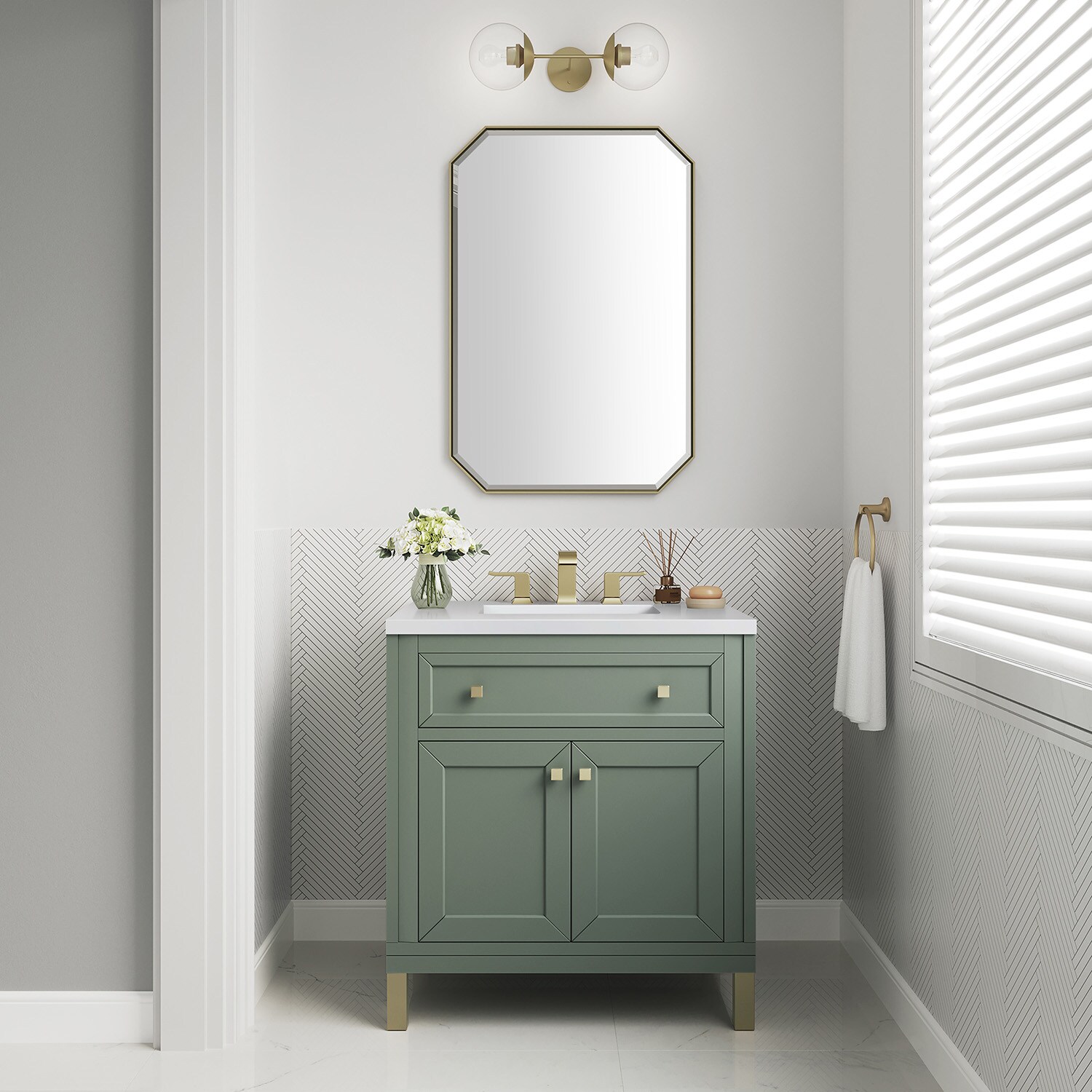 James Martin Vanities 305-V30-SC-3WZ Bath-Vanity-Combo - View #2