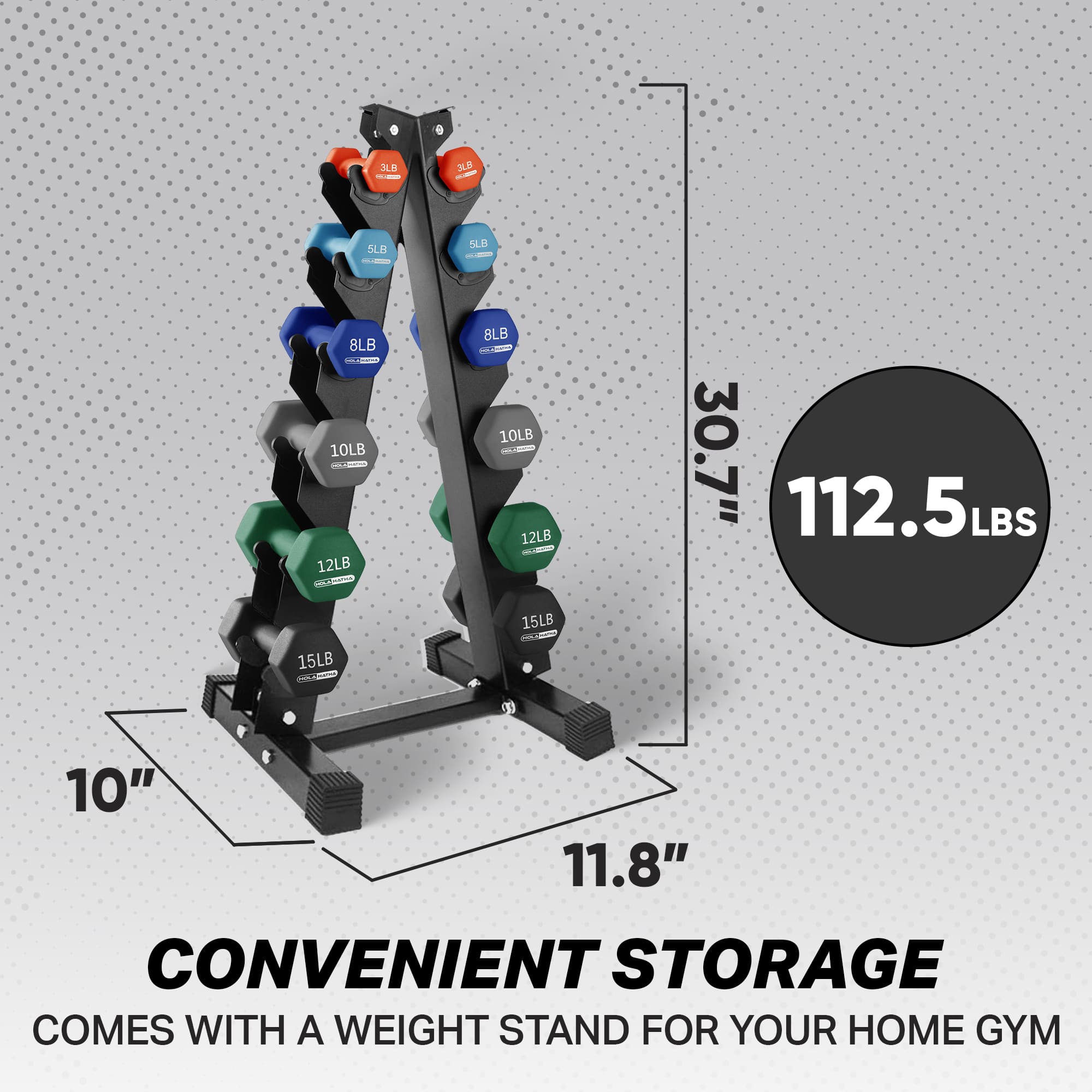HolaHatha 396478 dumbbells - View #4