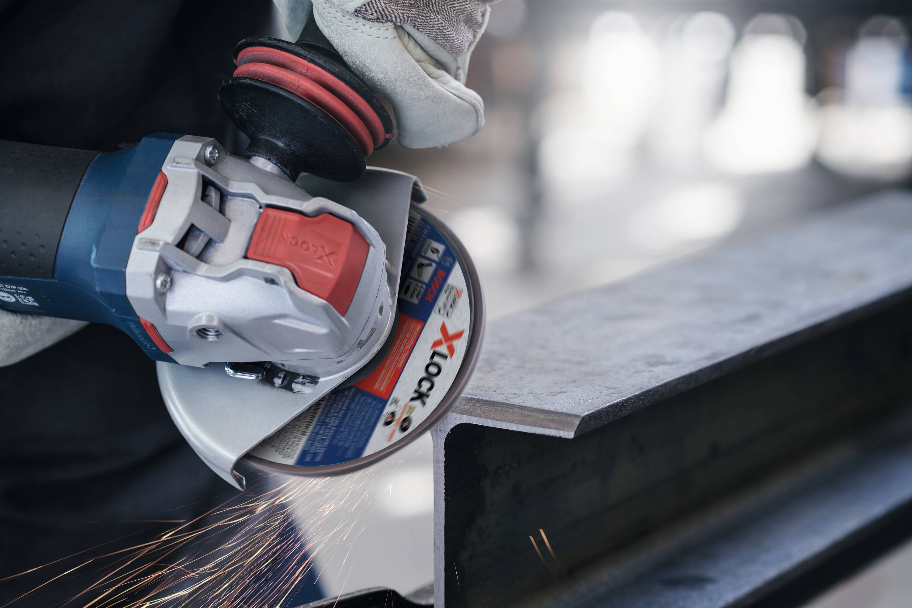 Bosch X-LOCK 4.5-in Paddle Switch Corded Angle Grinder in the Angle ...