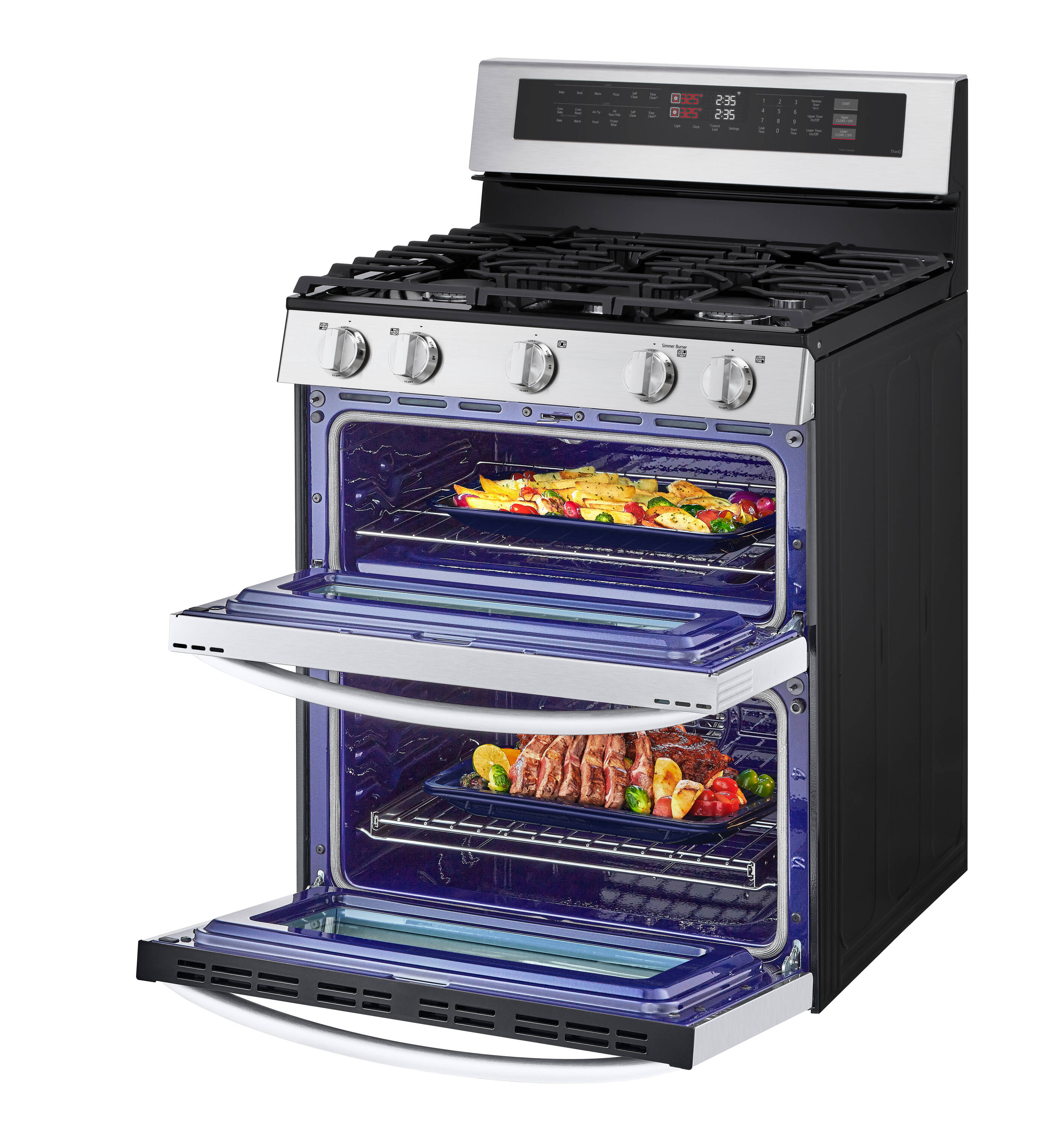 LG LDGL6924S Double-Oven-Gas-Ranges - View #6