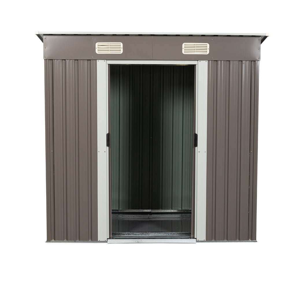 Kahomvis WWC-QP211-24 6-Feet x 4-Feet Galvanized steel Storage Shed