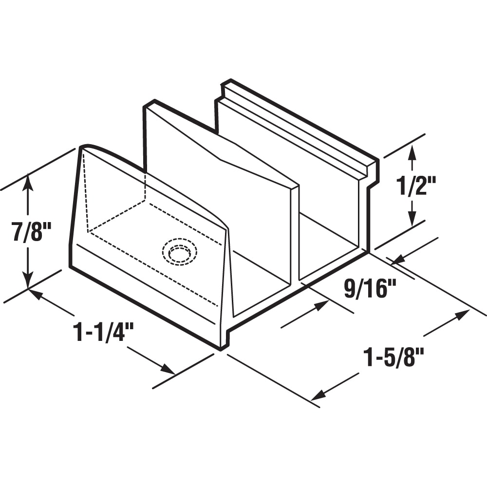 Prime-Line M 6111 Tub-Shower-Door-Guides - View #2