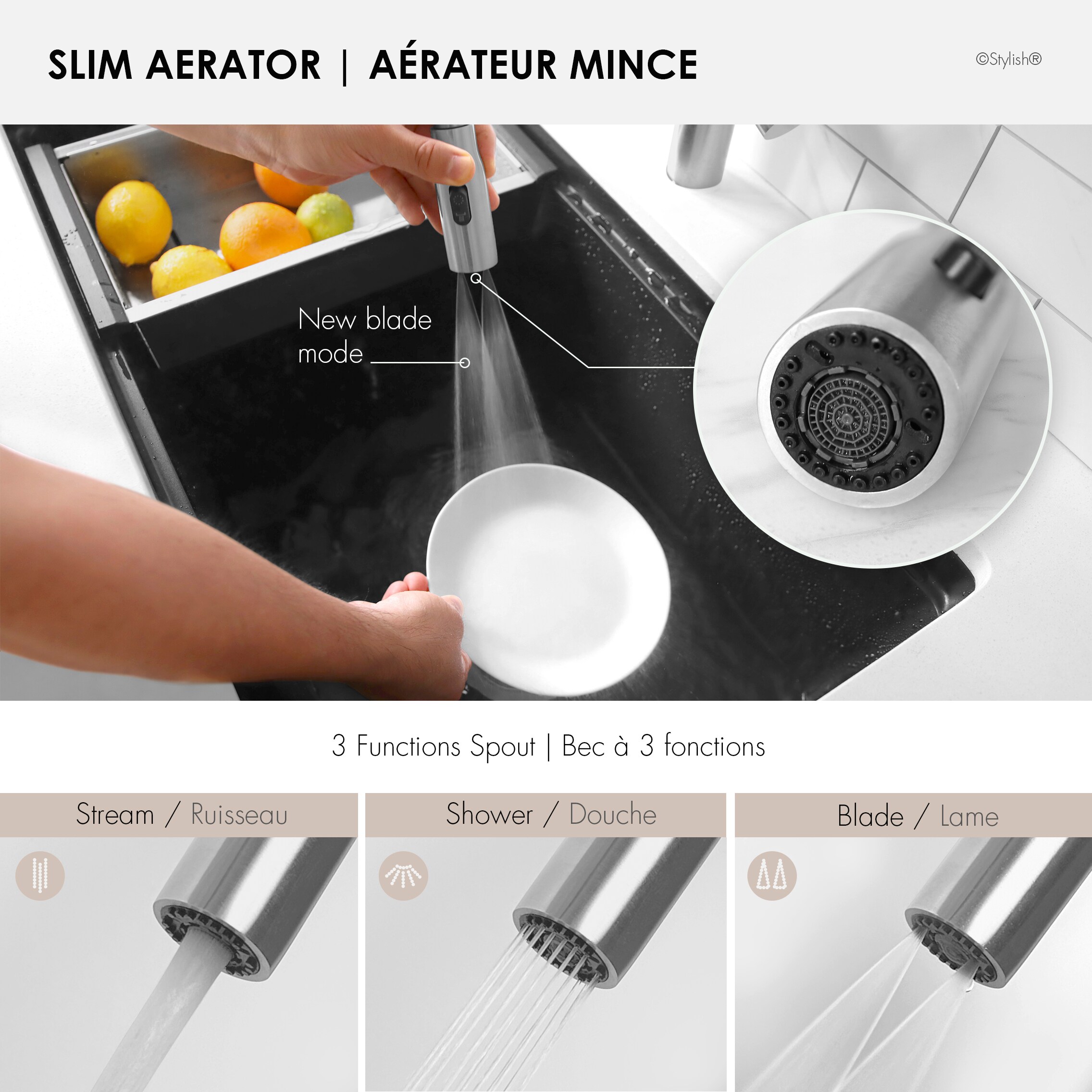 Stylish K-133S Kitchen-Faucets - View #5