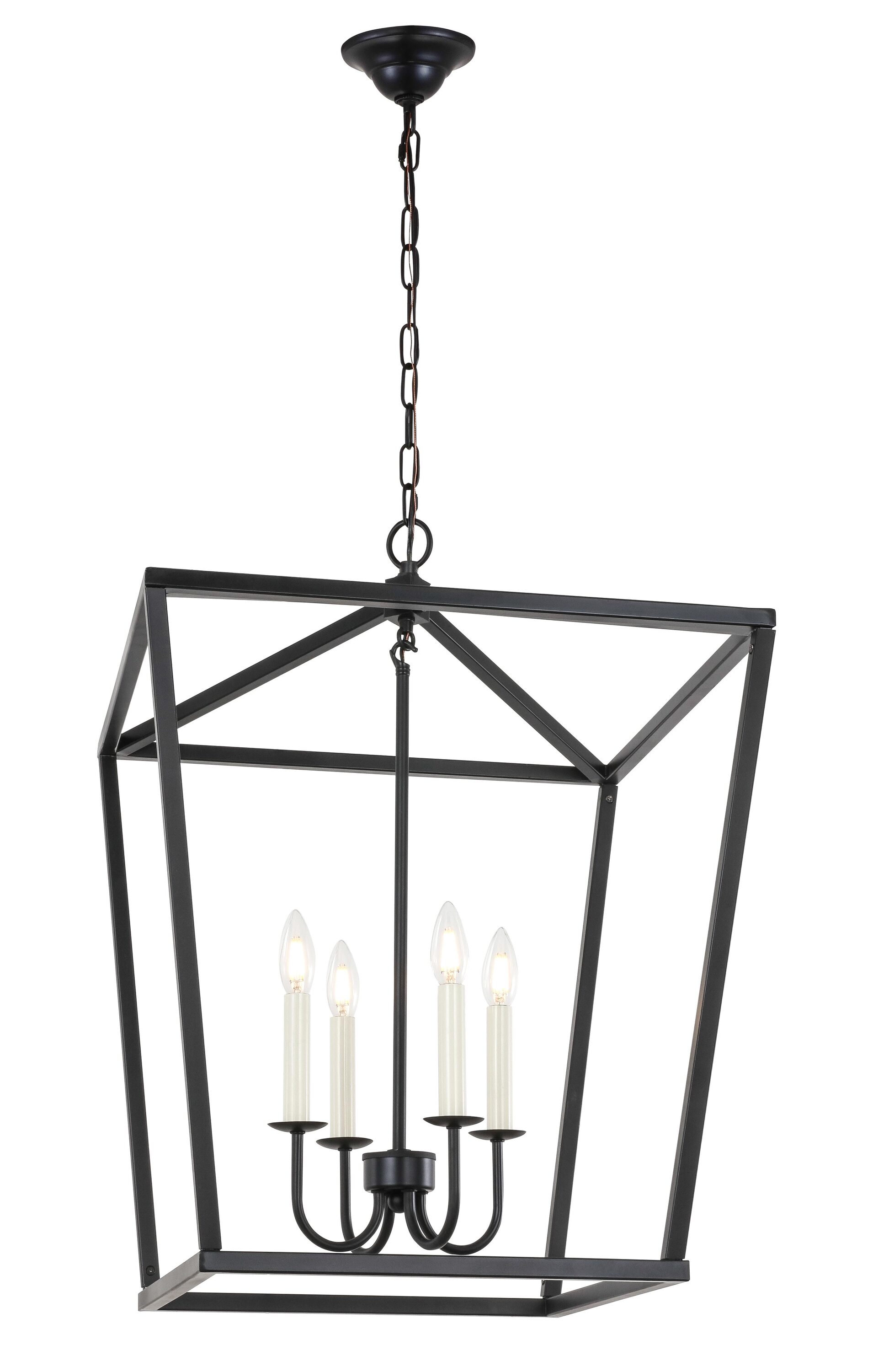 Elegant Decor HFDL18024D20BK Pendant-Lights - View #3