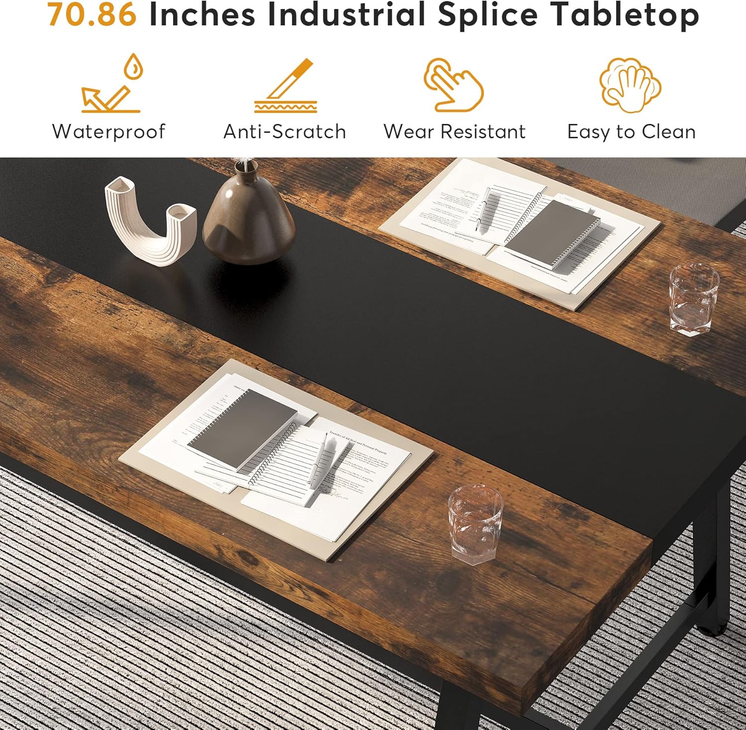 Tribesigns LWSC-F1969 Dining-Tables - View #6