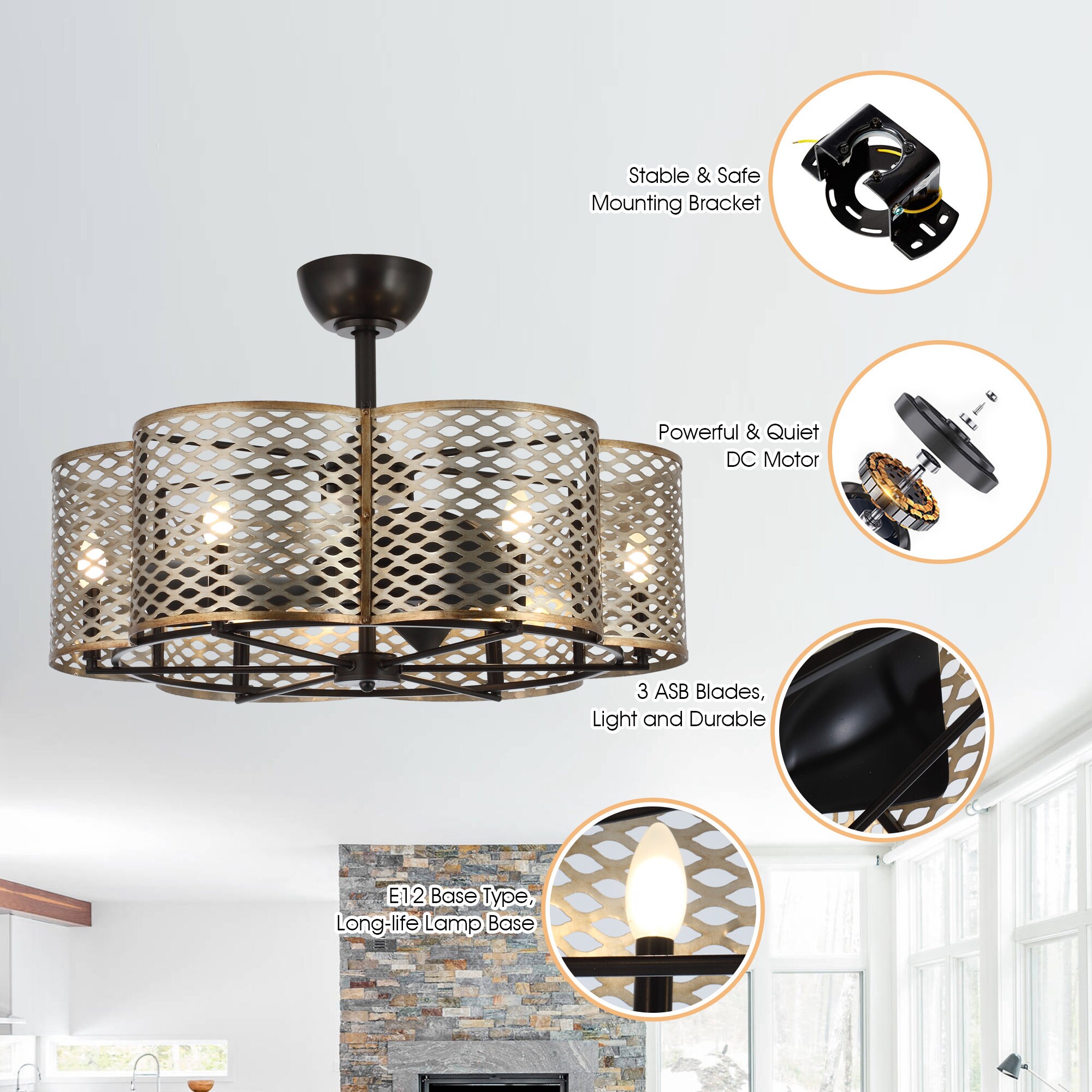 Matrix Decor MDBBA541006CA110V Ceiling-Fans - View #6