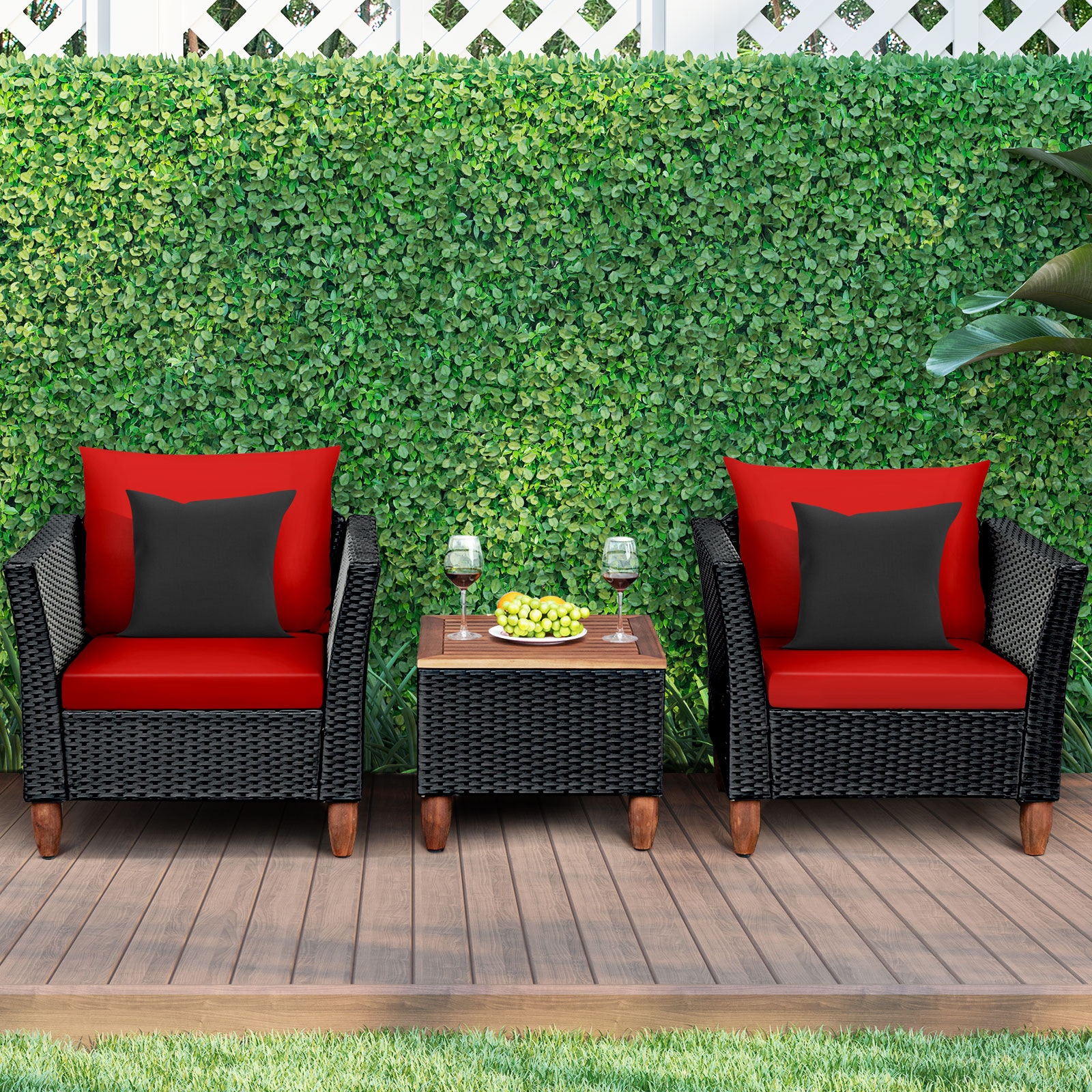 Costway HW70614RE Patio-Conversation-Sets - View #7