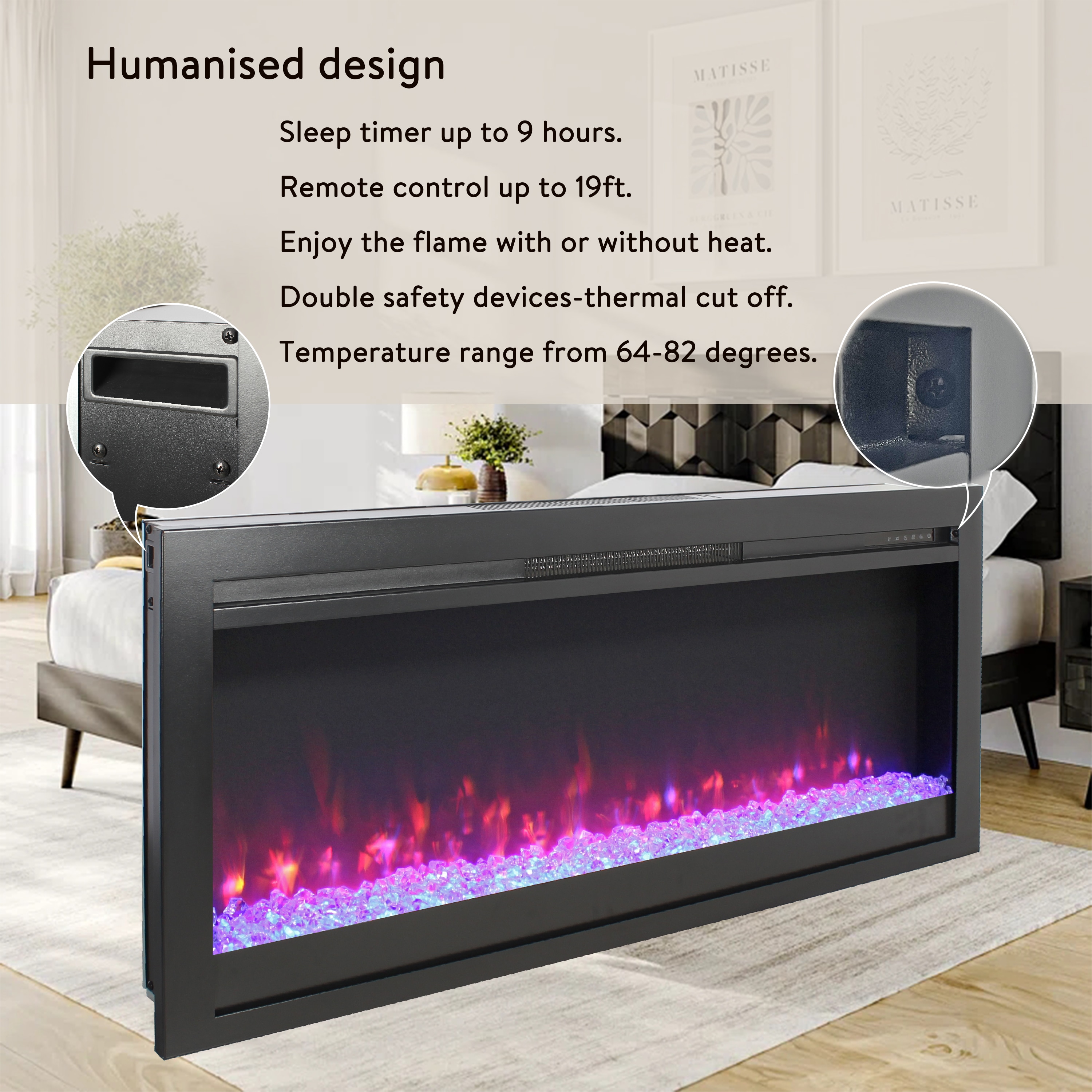 Mondawe WF-ZH-07-35 Electric-Fireplaces - View #3