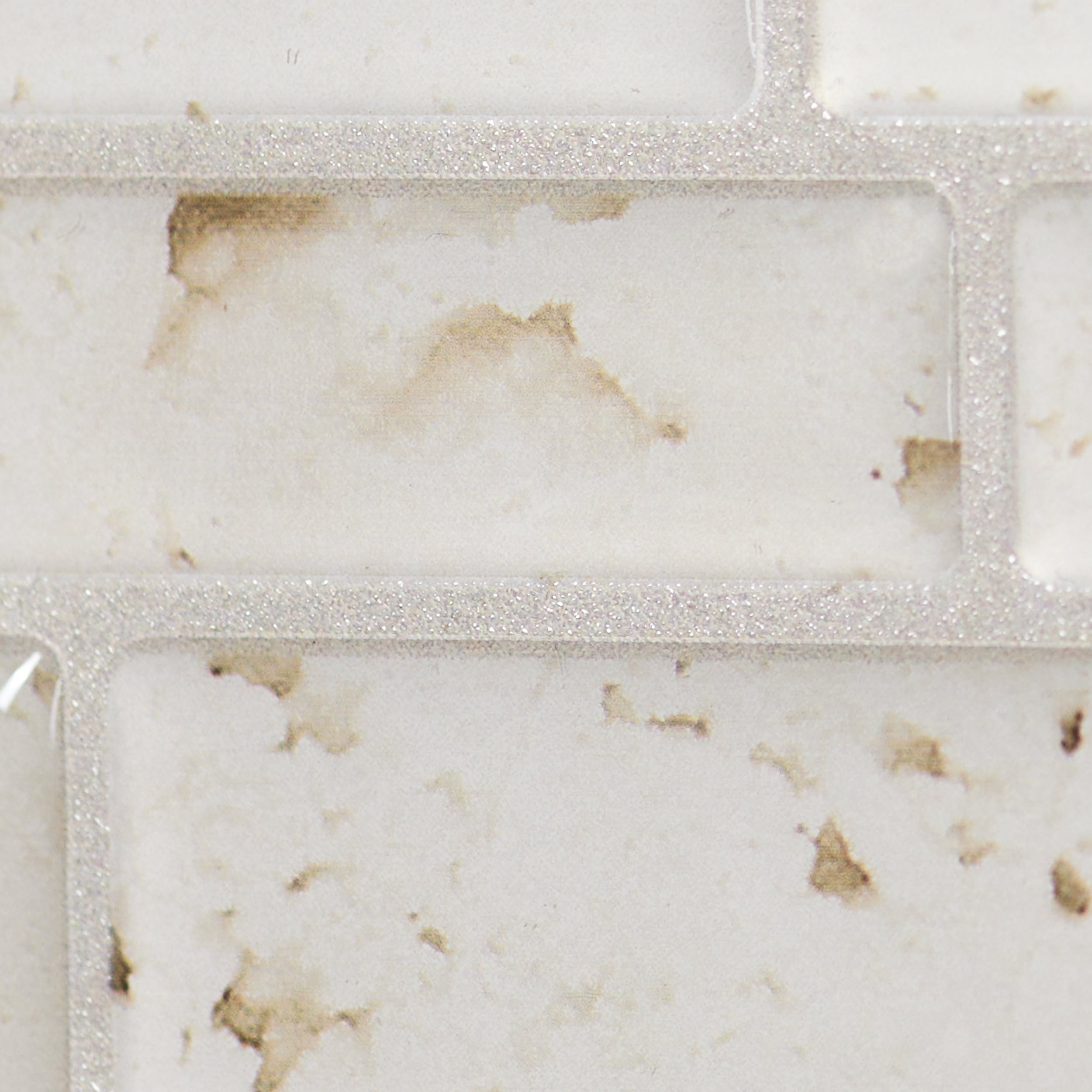 Peel&Stick Mosaics Light Silk 10-in x 10-in Glossy Composite Linear Peel and Stick Wall Tile (0.68-sq. ft/ Piece)