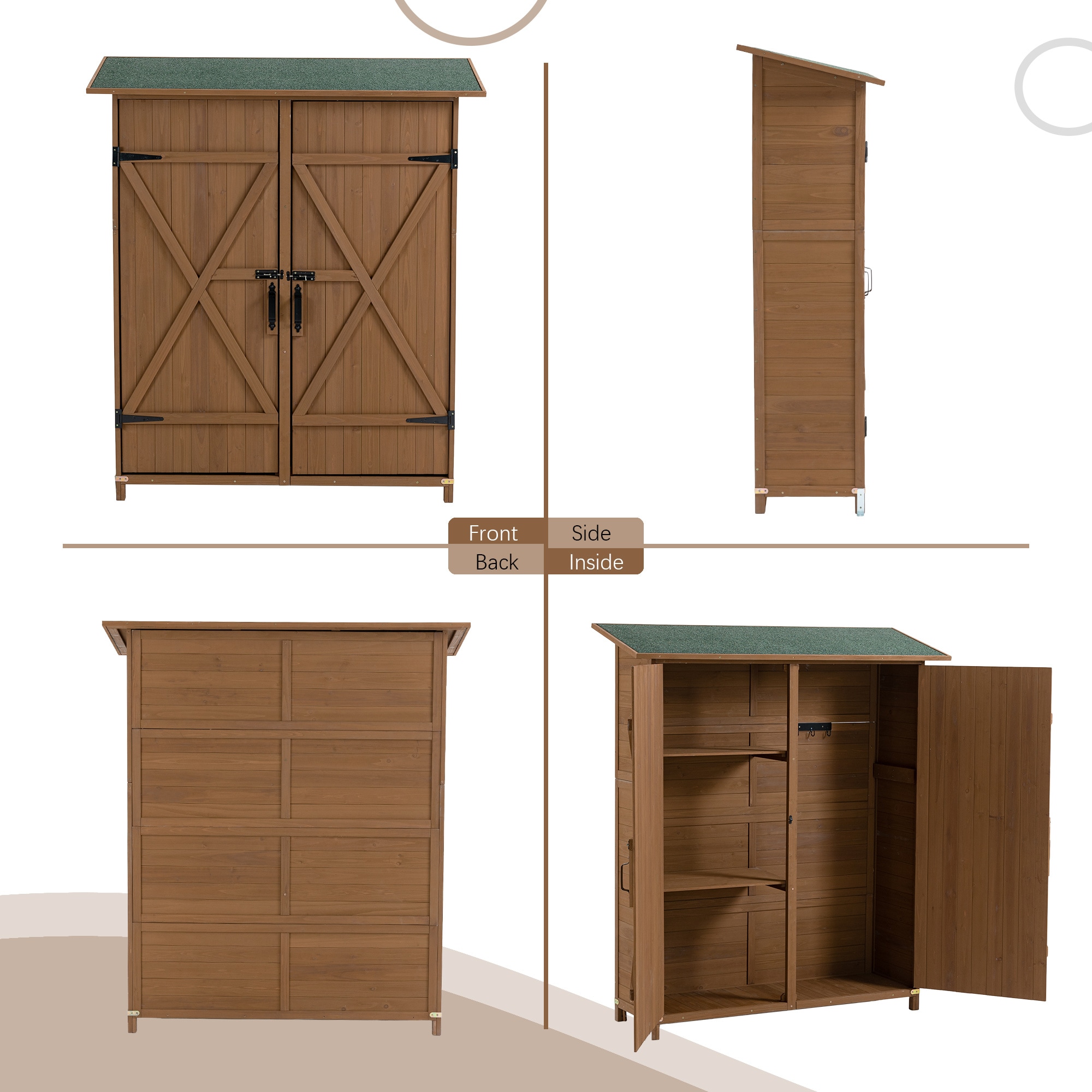 BABOOM BOM-S00026-OR Wood-Storage-Buildings - View #4