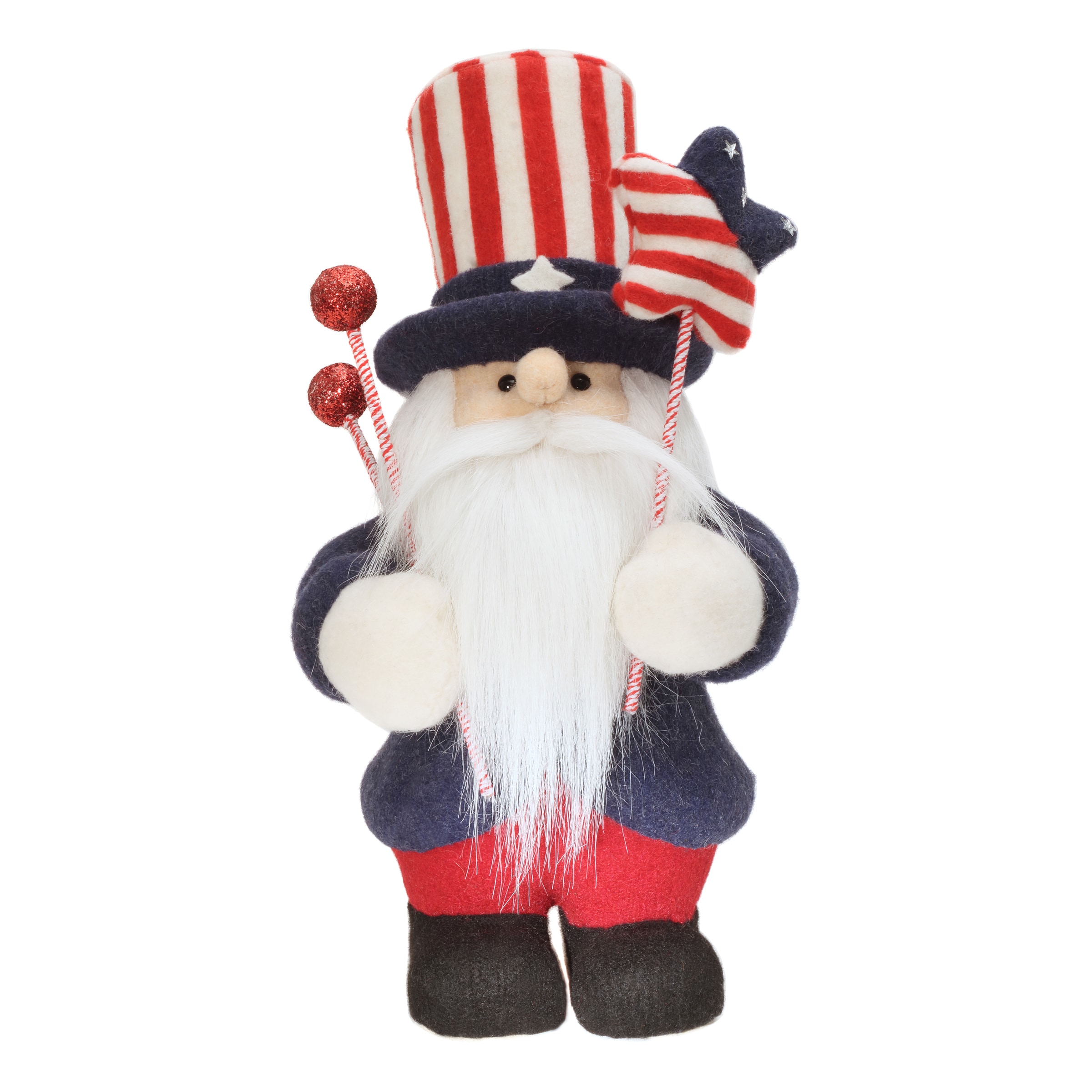 National Tree Company EG79-19HM644-1 5-in H Fourth of July Free standing decoration