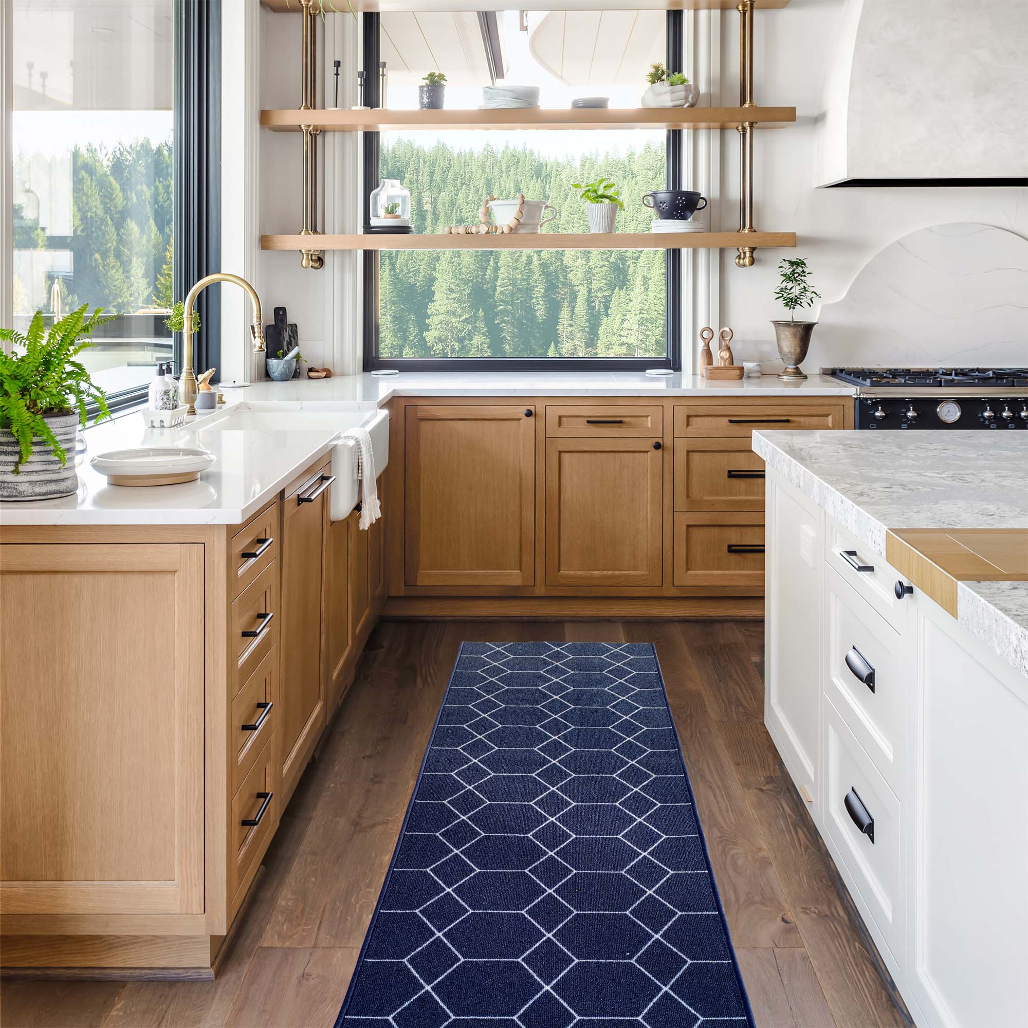 Playa Rug HEXNAVY-26X45 rugs - View #3