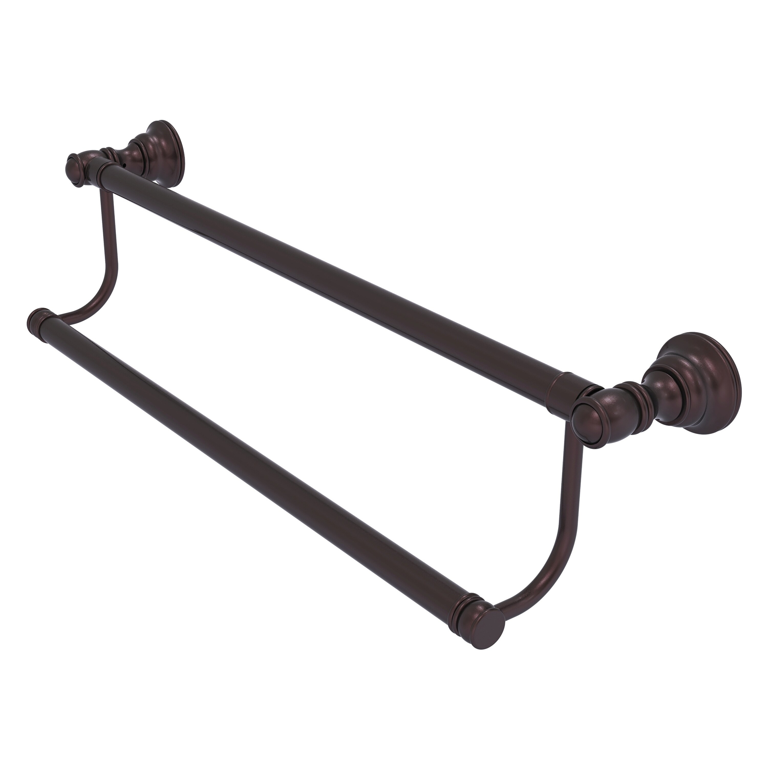 Allied Brass CL-72-36-ABZ Carolina 36-in double Antique Bronze Wall mount Double Towel Bar