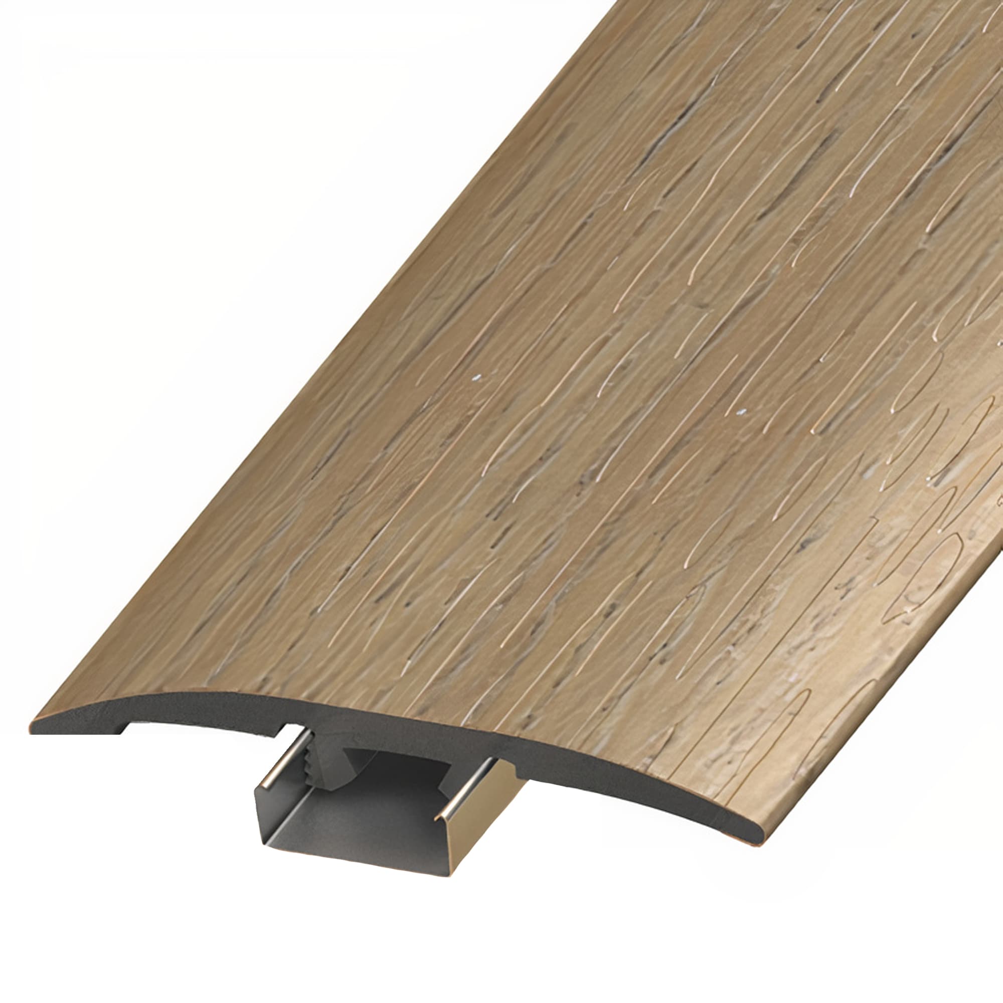 Element Flooring E20046TIO Clermont Shandon 3/8-in T x 2-in W x 94-in L Prefinished Vinyl 3-in-1 T-moulding/Reducer/Endcap