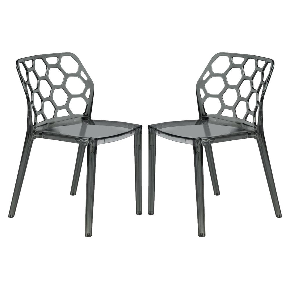 Leisuremod BG3143363 Modern Dynamic Dining Chair Set of 2