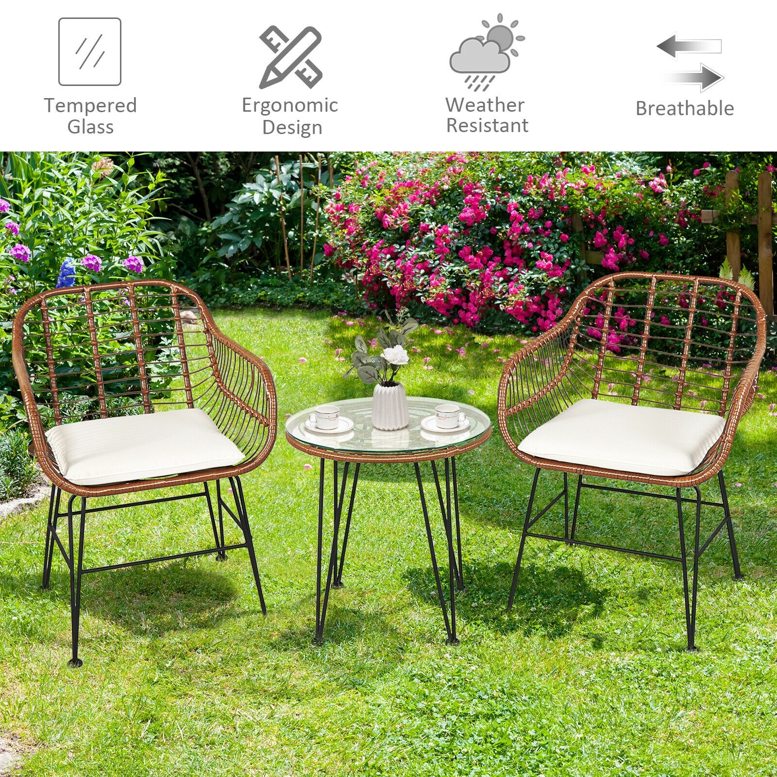 Volenca VOL-73DYZ7 Patio-Conversation-Sets - View #4