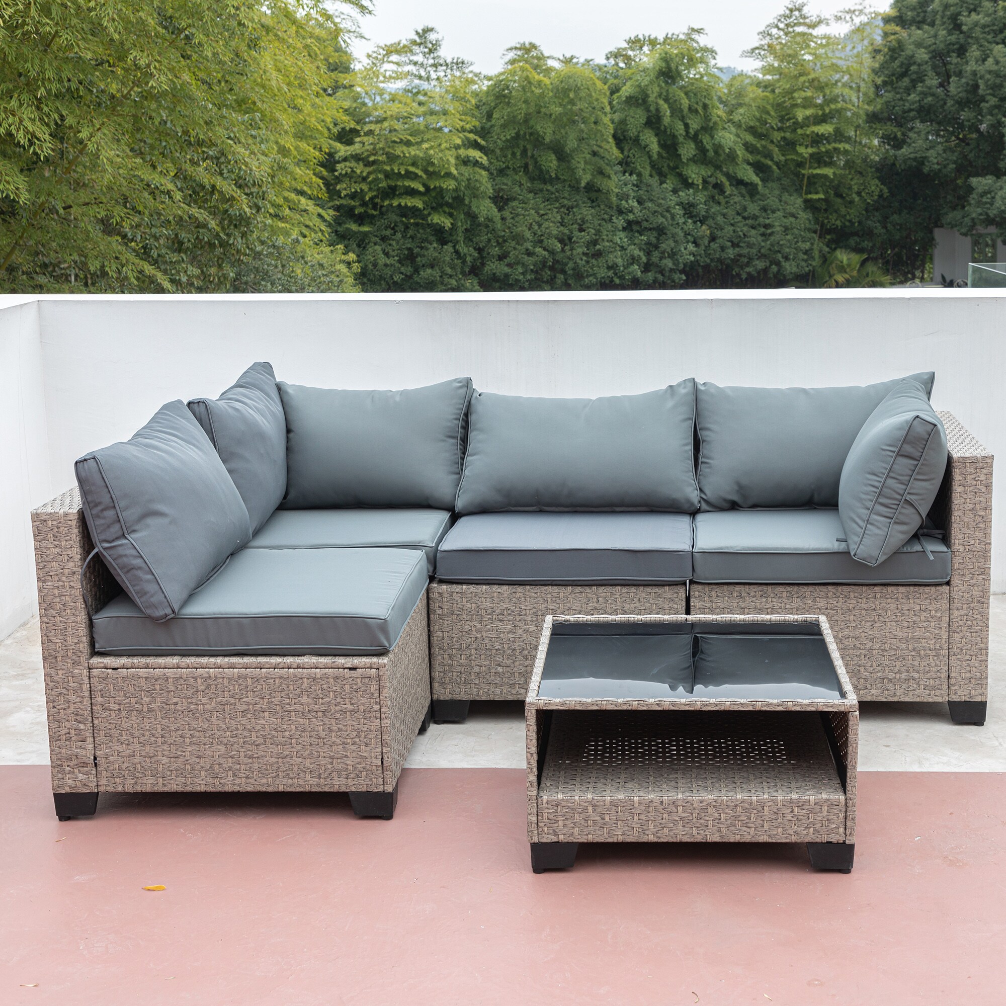 SINOFURN SYA020261WT Patio-Sofas-Daybeds - View #2