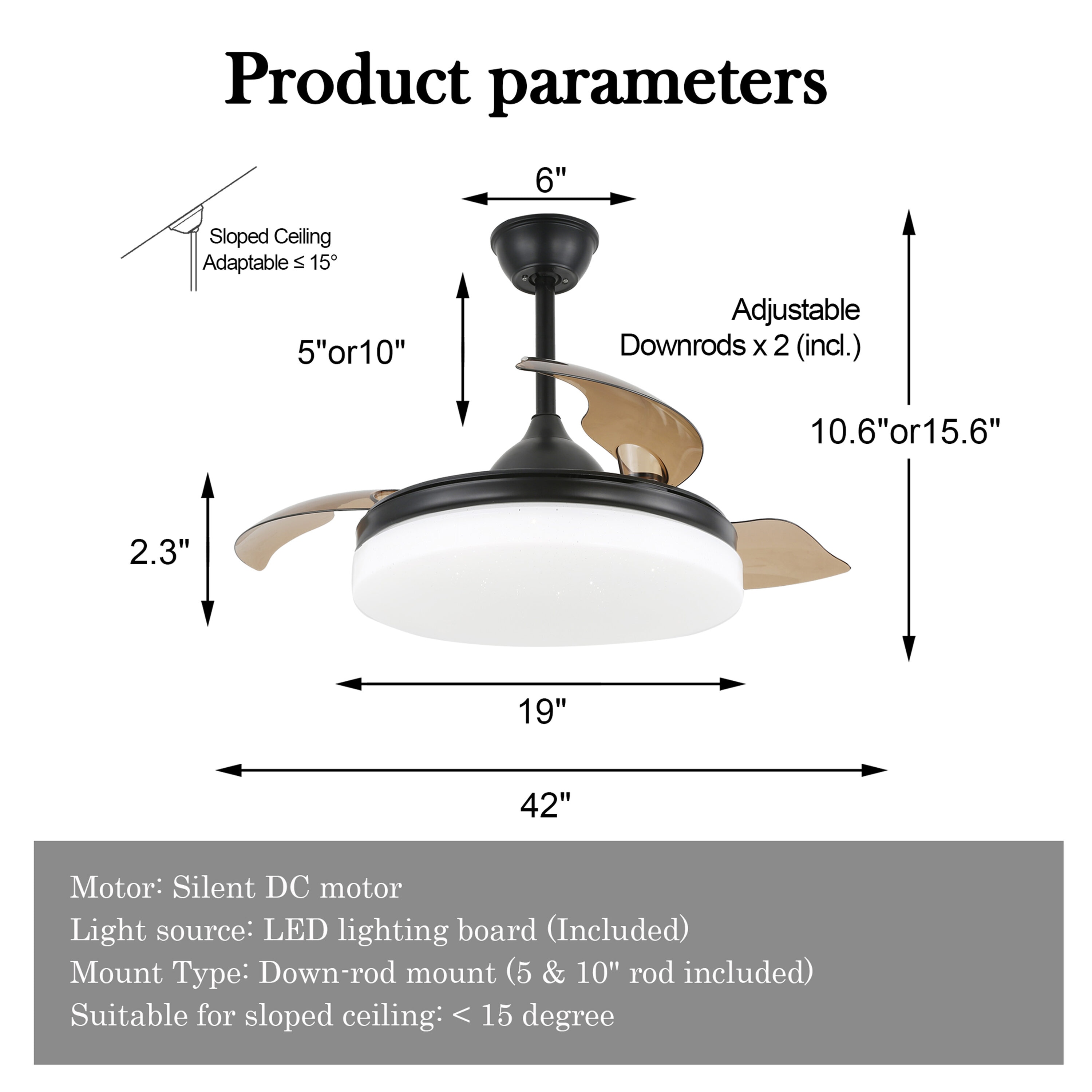 Oaks Decor DC4263-B Ceiling-Fans - View #12
