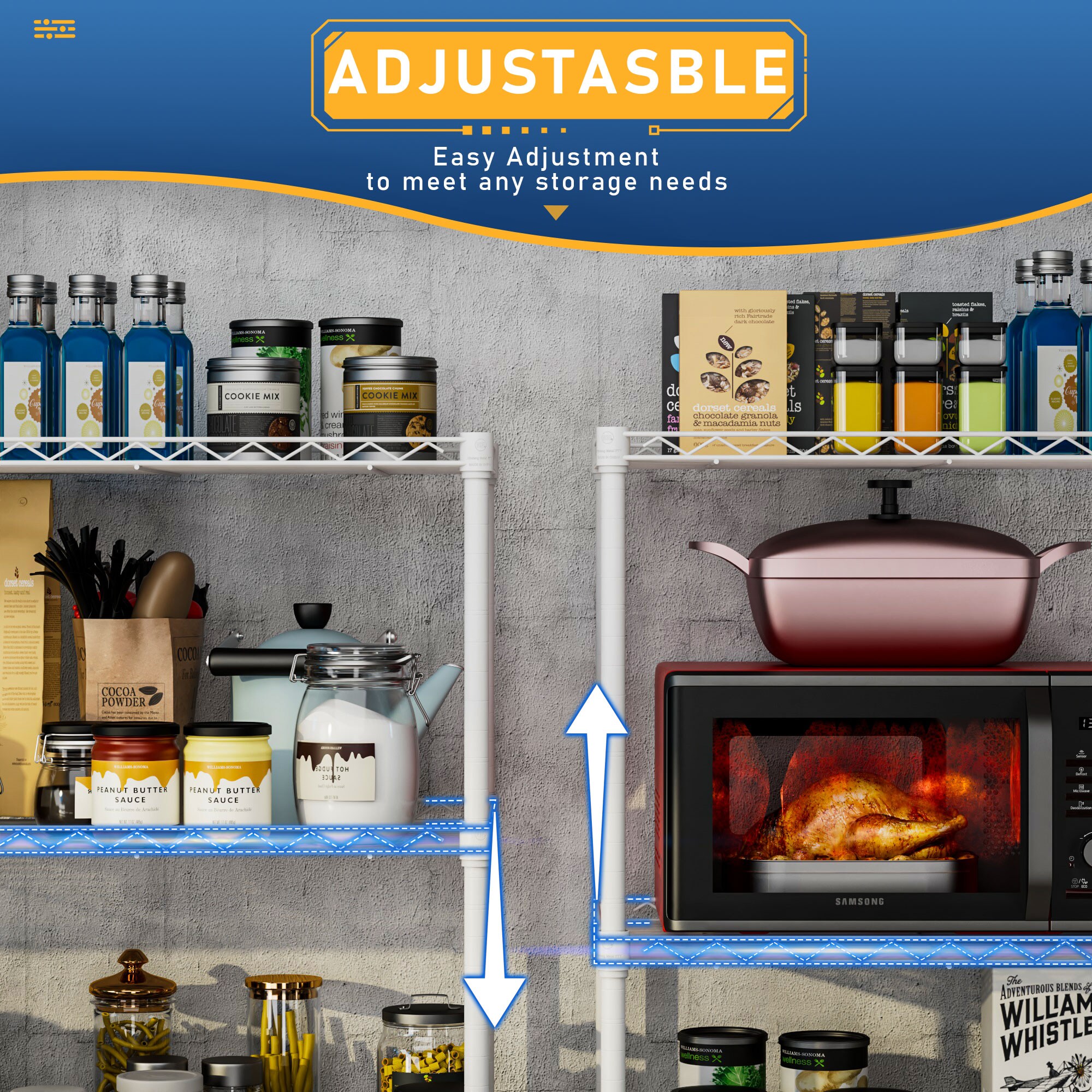 Kahomvis LIKE-QPS4-999 Free-Standing-Shelving - View #7