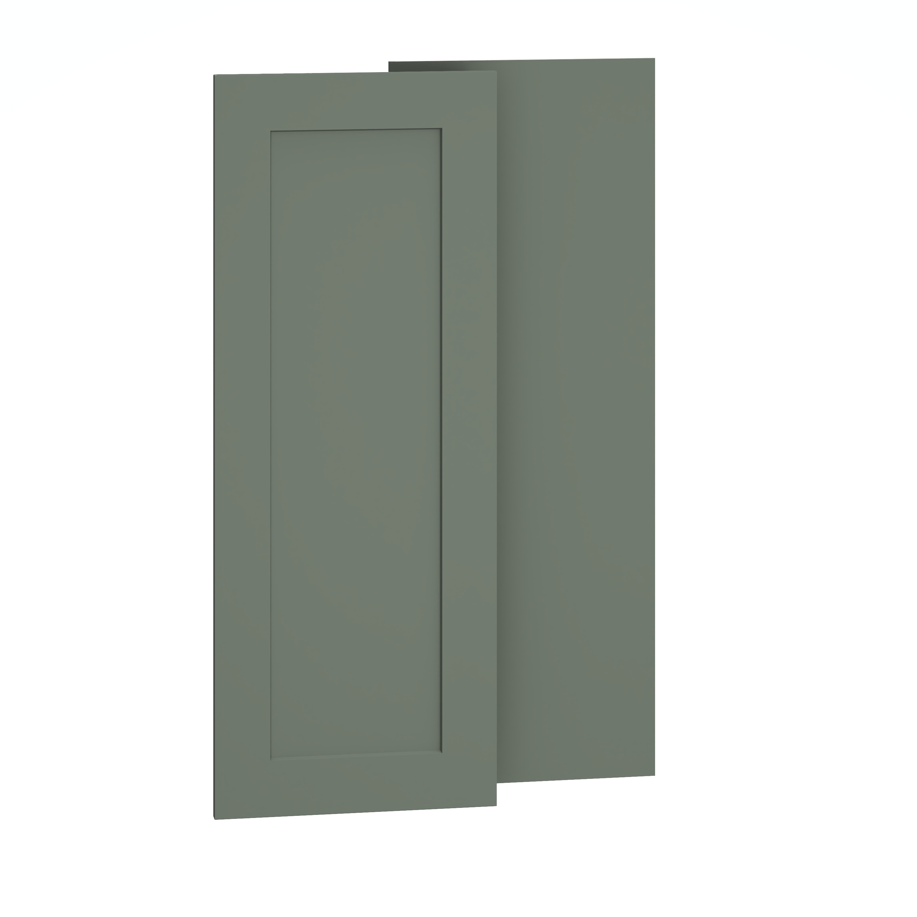 Diamond Express 61H-WED1230 Jamestown Cabinet End Panel 12-in W x 30-in H x 0.75 D Retreat Green Painted (Wall Cabinet Door Panel Kit)